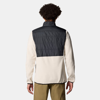 Columbia Men's Basin Butte II Hybrid Fleece Jacket Beige