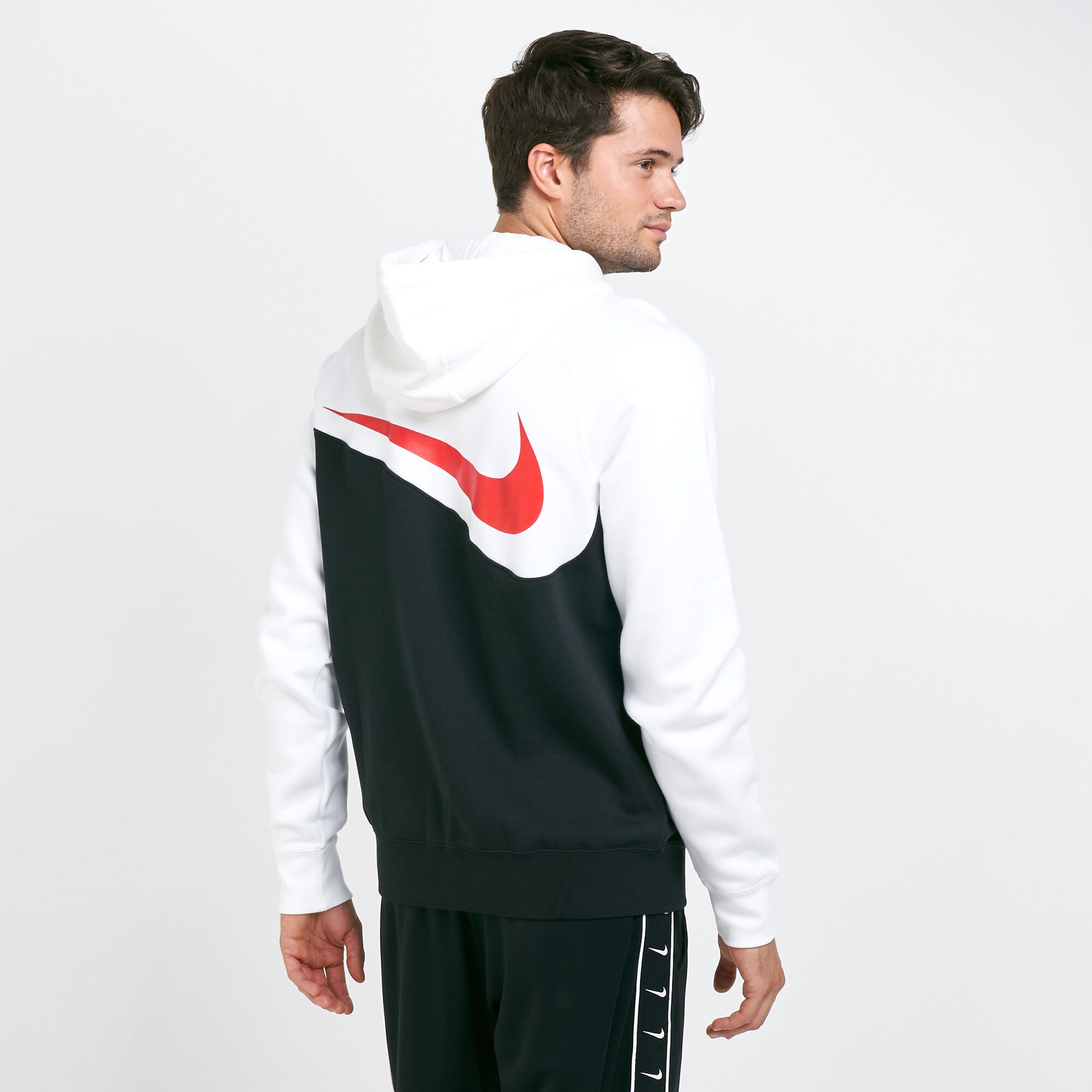 Buy Nike Men s Sportswear Swoosh Hoodie Black in Kuwait SSS