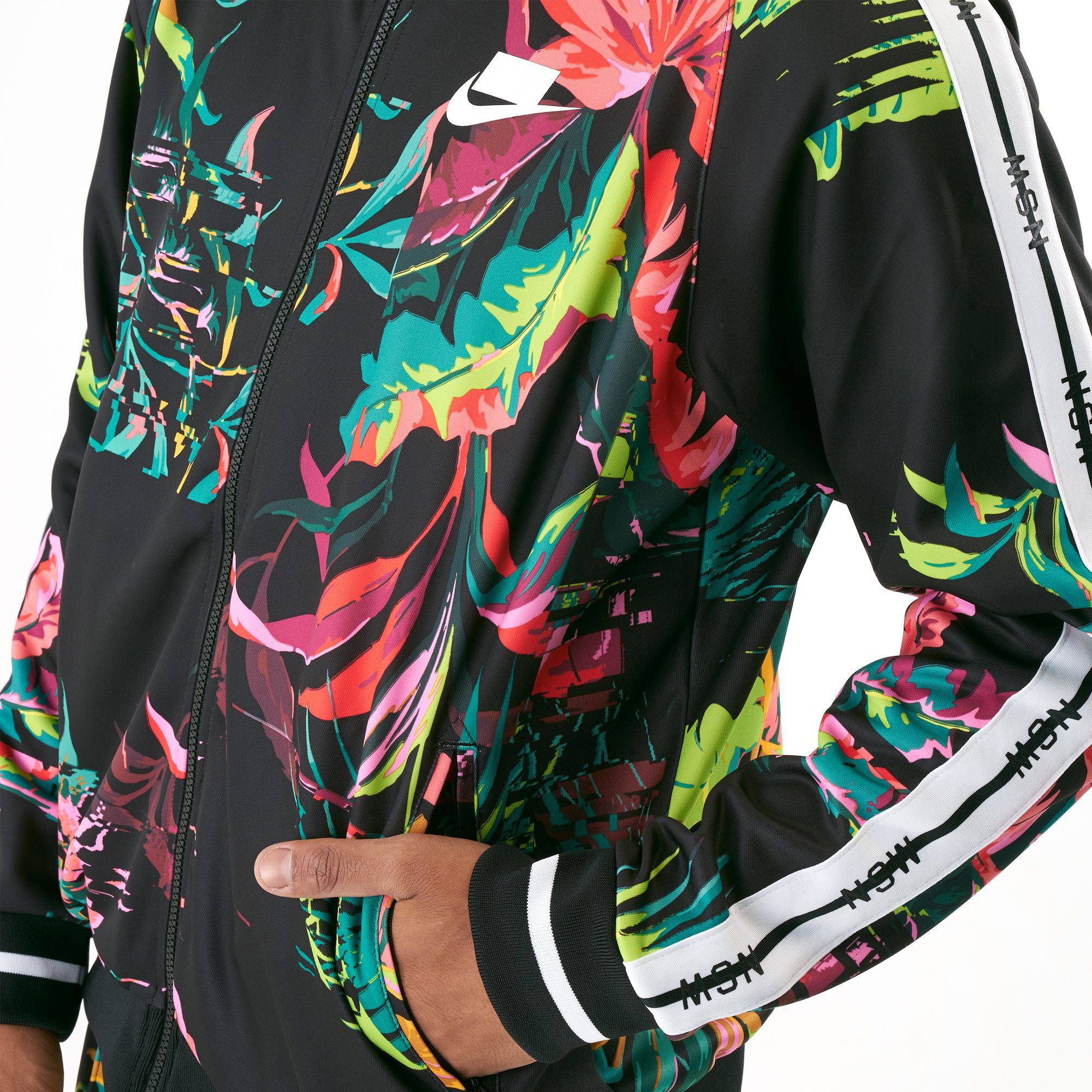 Nike track jacket floral online