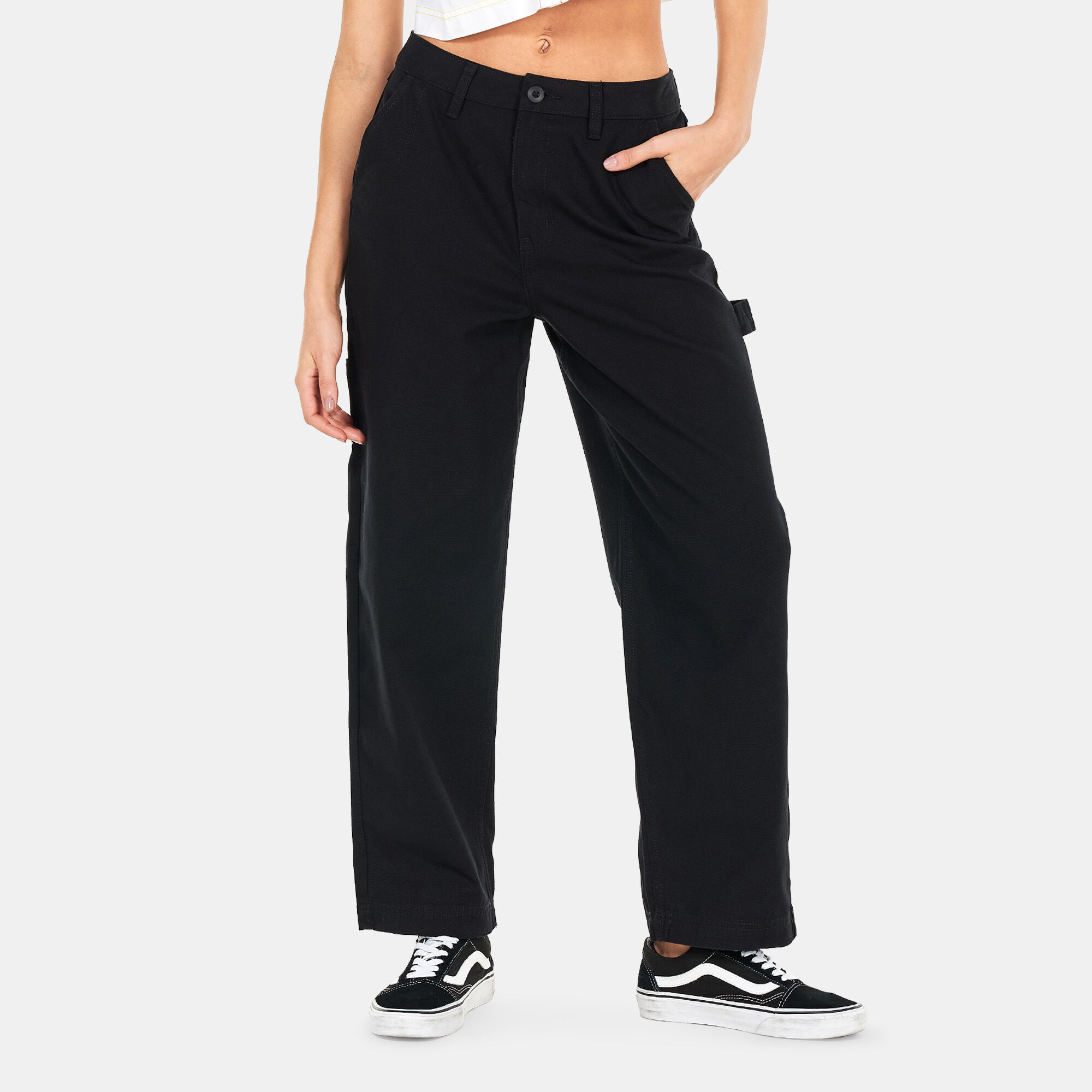 Women s Ground Work Pants Black Vans in Kuwait SSS