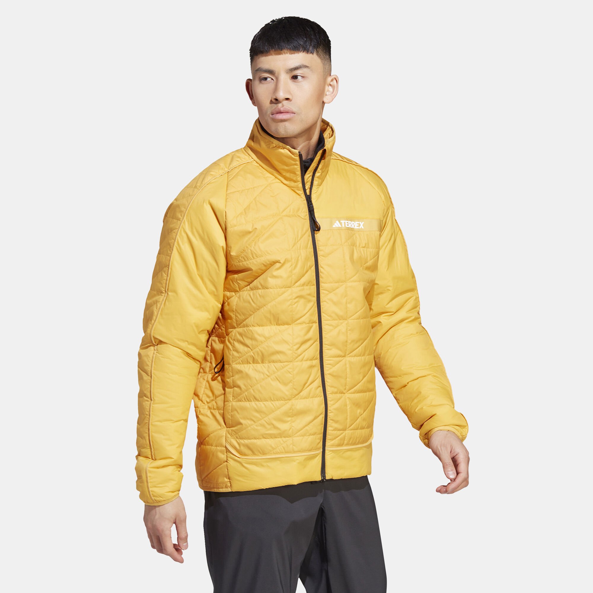 Mens yellow adidas jacket sales