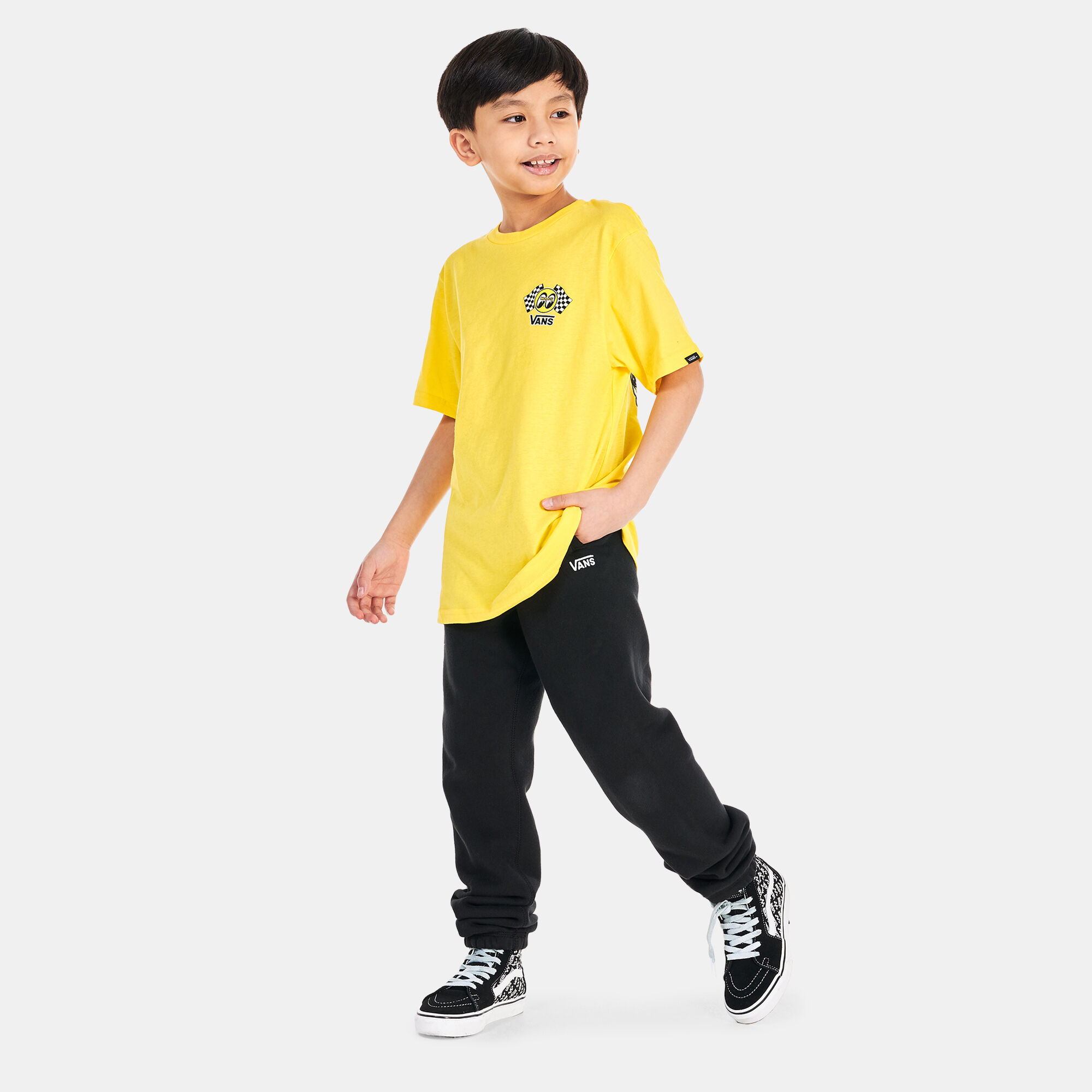 Kids x Mooneyes T Shirt Older Kids Yellow Vans in Kuwait SSS