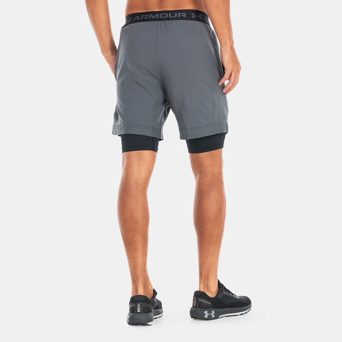 Under Armour Men's Vanish Woven 2-in-1 Shorts Grey image number 1
