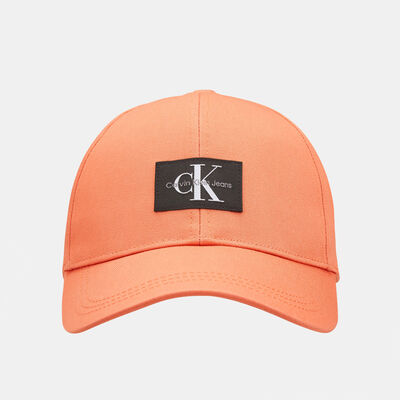 Calvin Klein Men's Mono Logo Patch Cap Orange