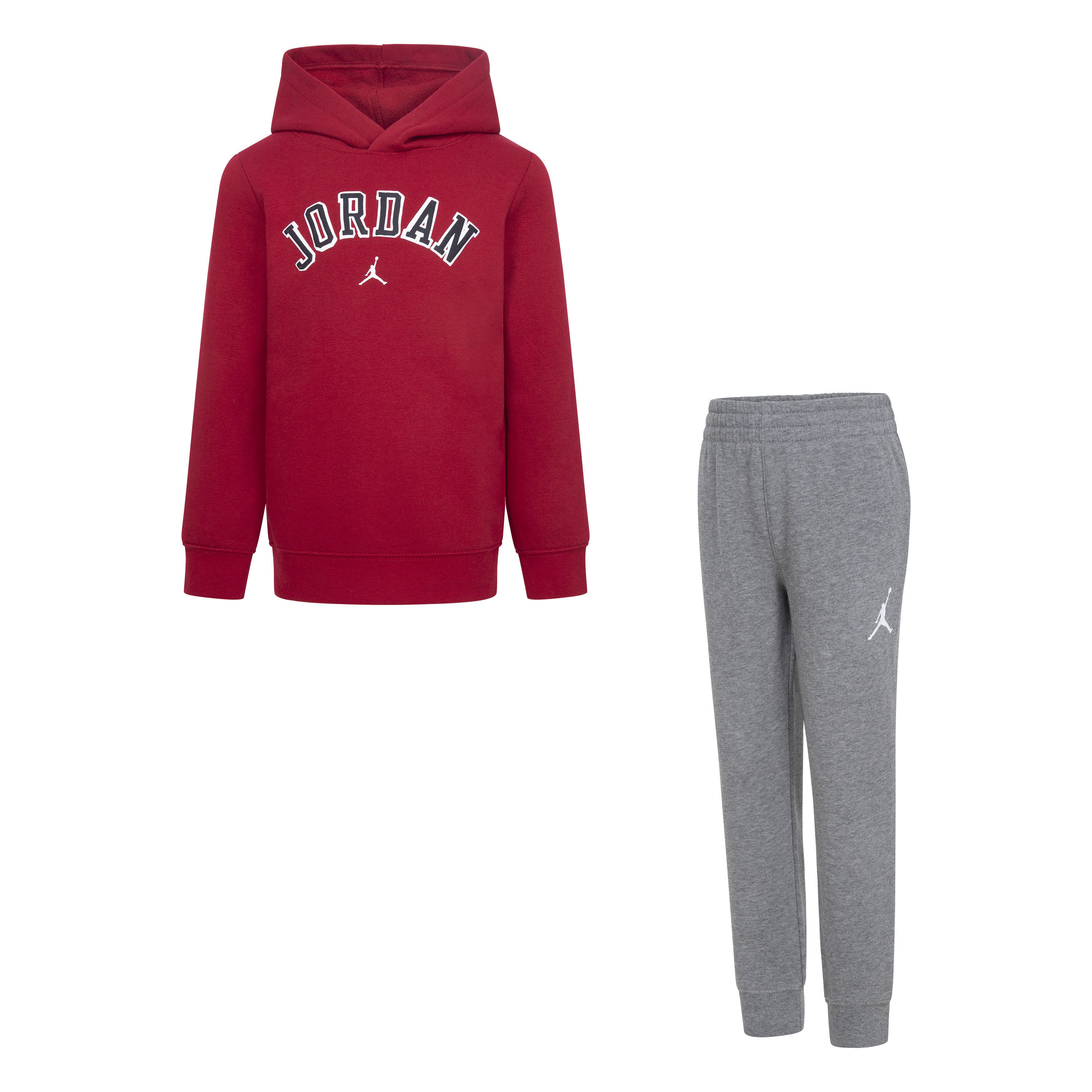Kids Arch Fleece Hoodie and Pants Set Grey Nike in Kuwait SSS