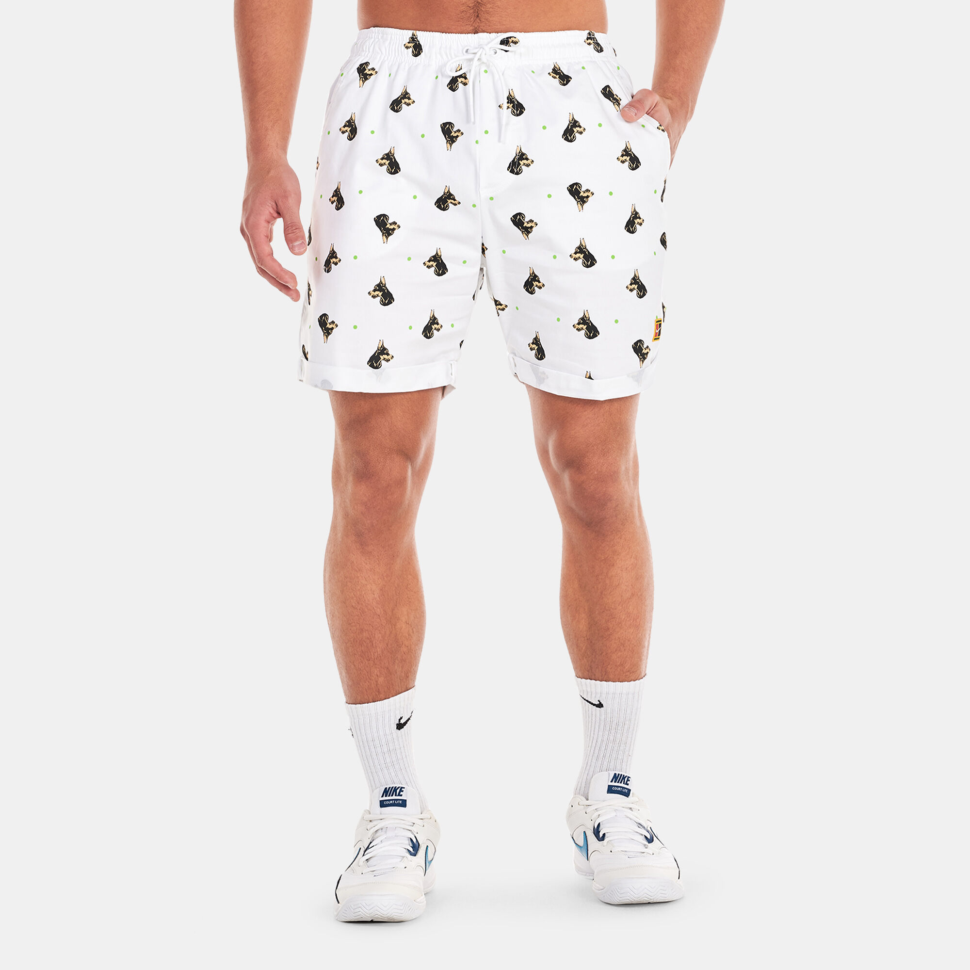White nike shorts with pockets on sale