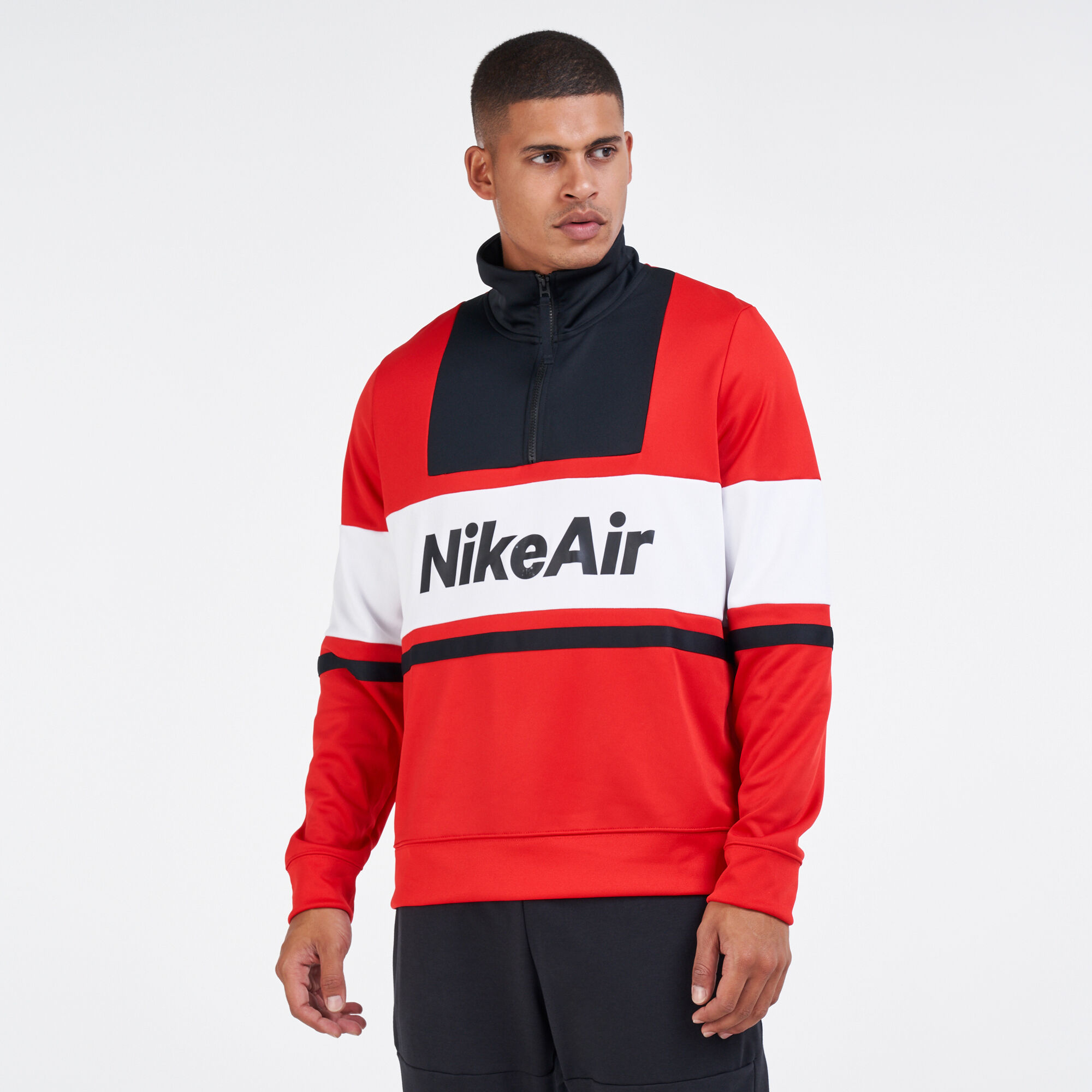 Nike air red outlet and black jacket