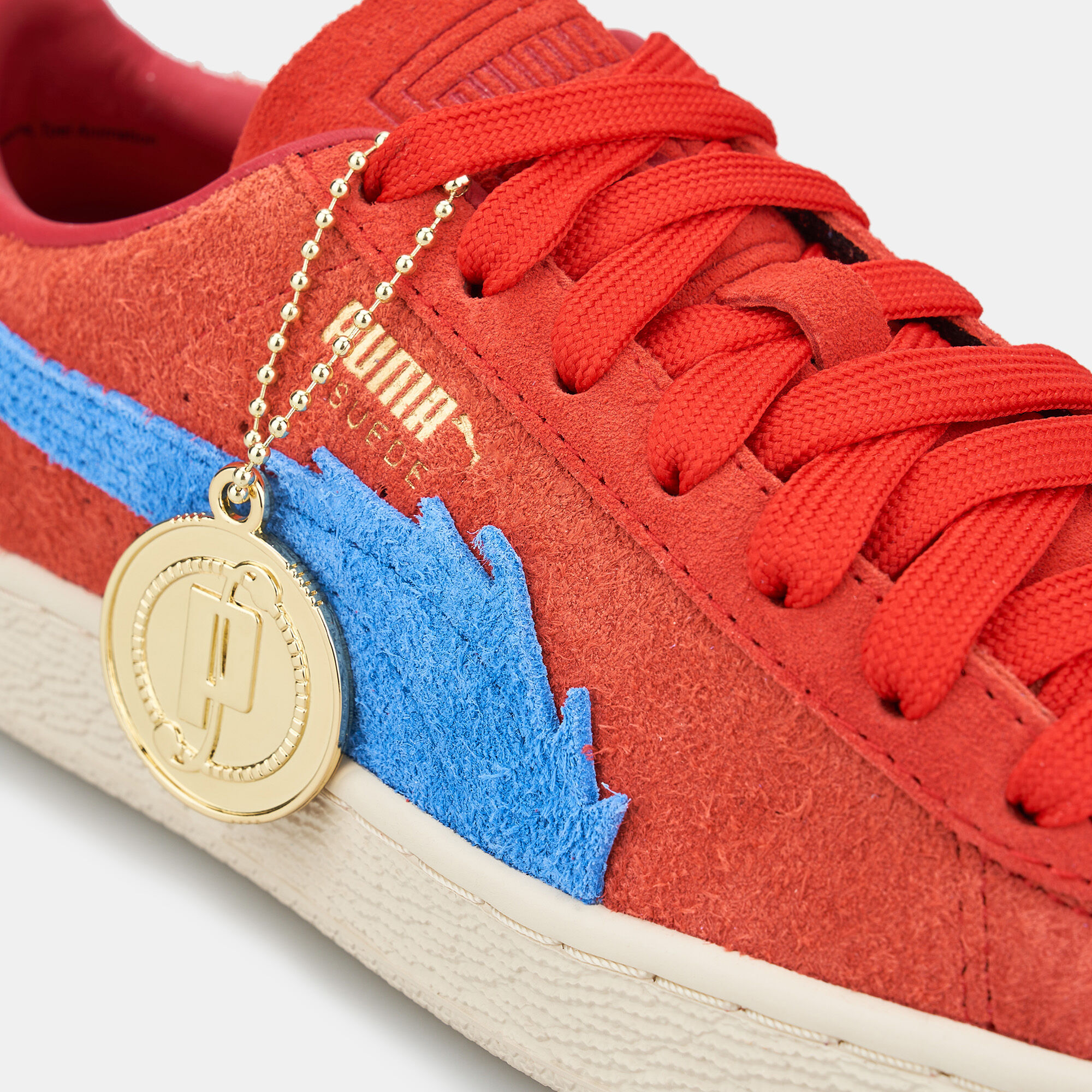 Kids x One Piece Suede Shoes Blue PUMA in Kuwait SSS