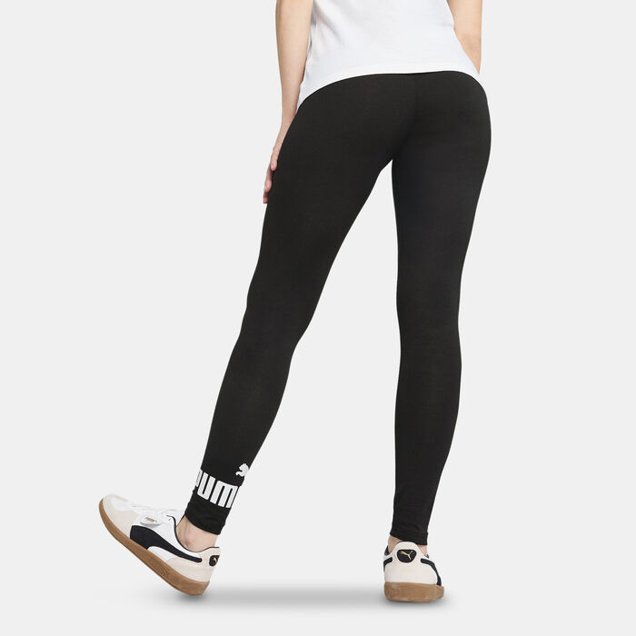 PUMA Women's Essentials No.1 Logo Leggings Black image number 1