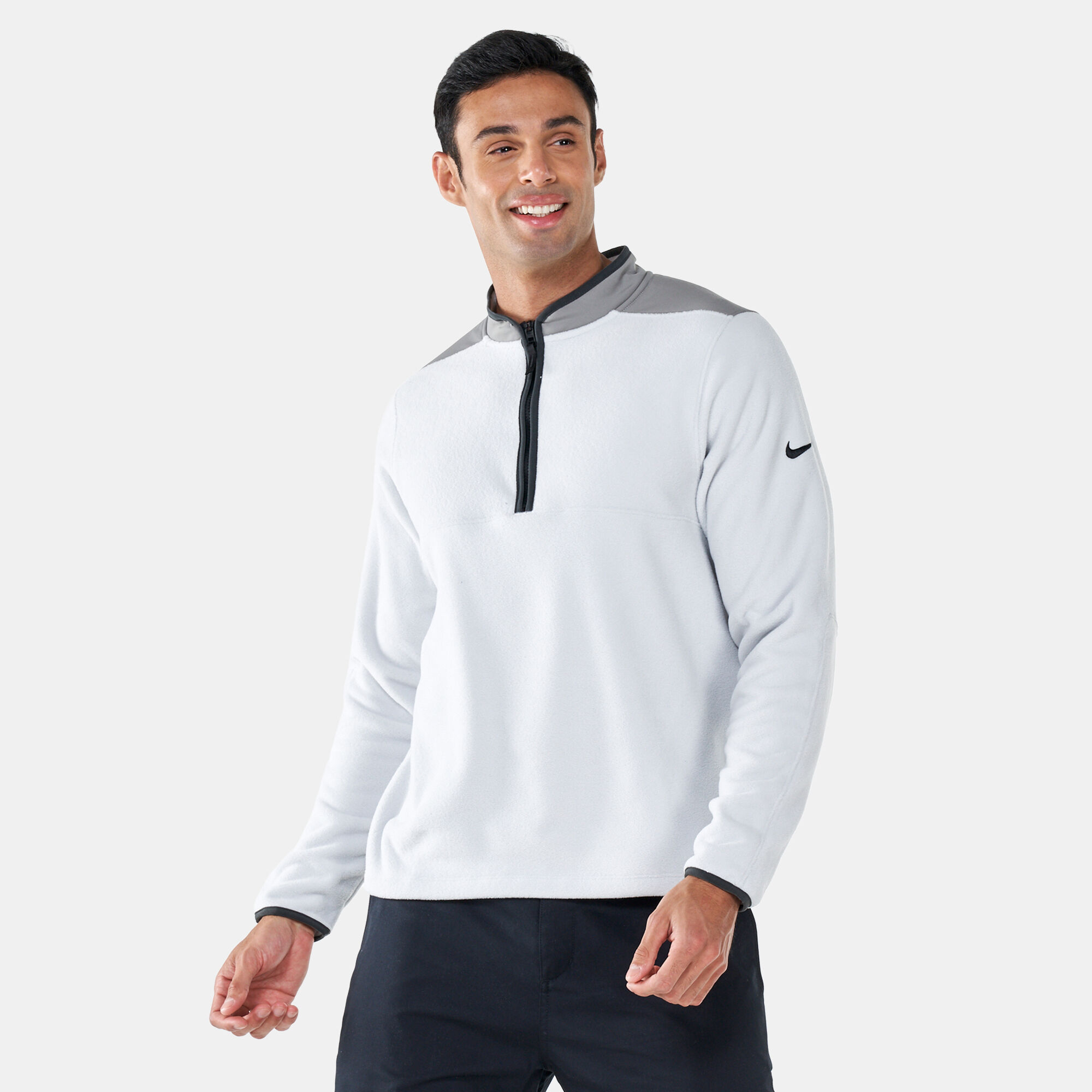 Nike therma half zip golf store
