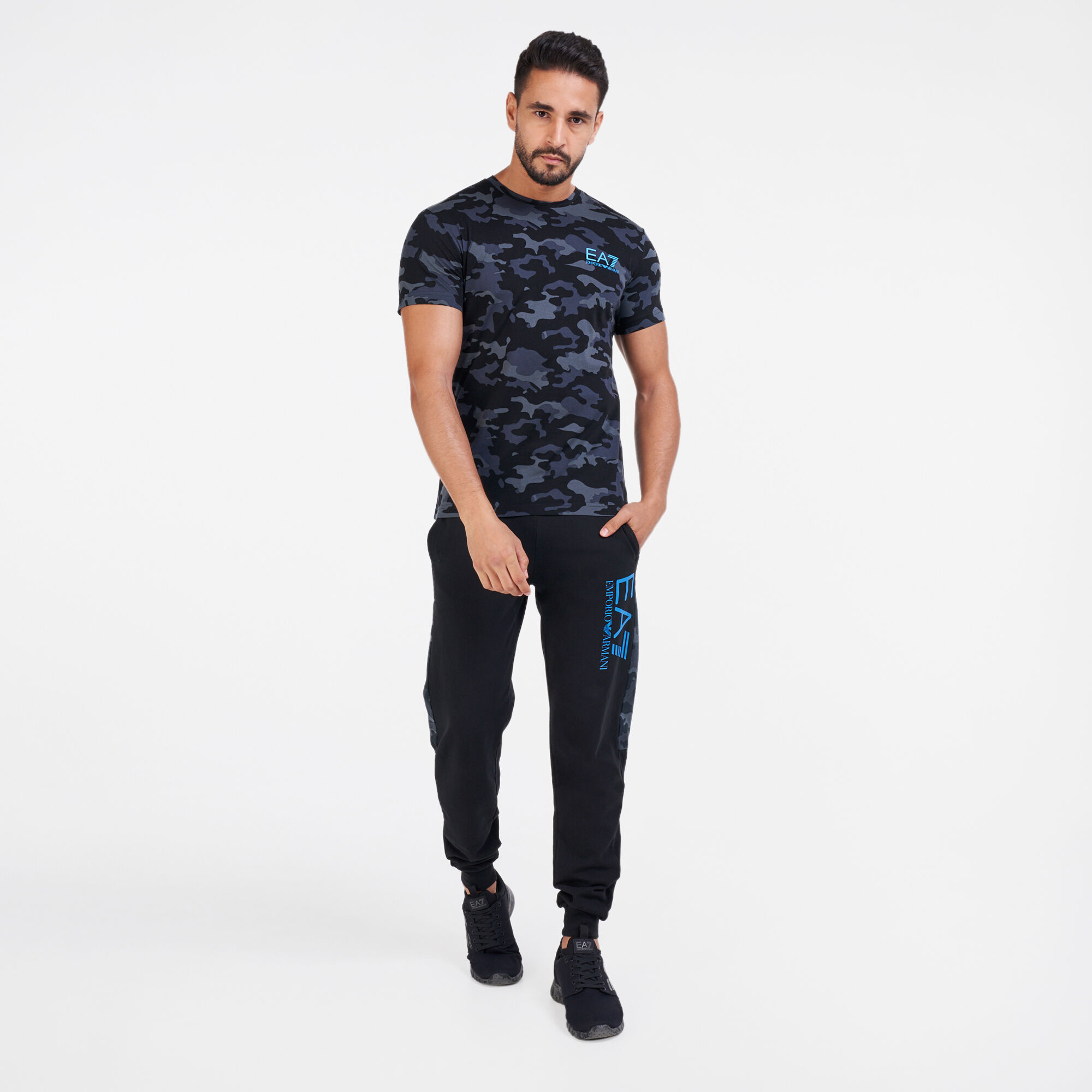 Ea7 camo t shirt deals