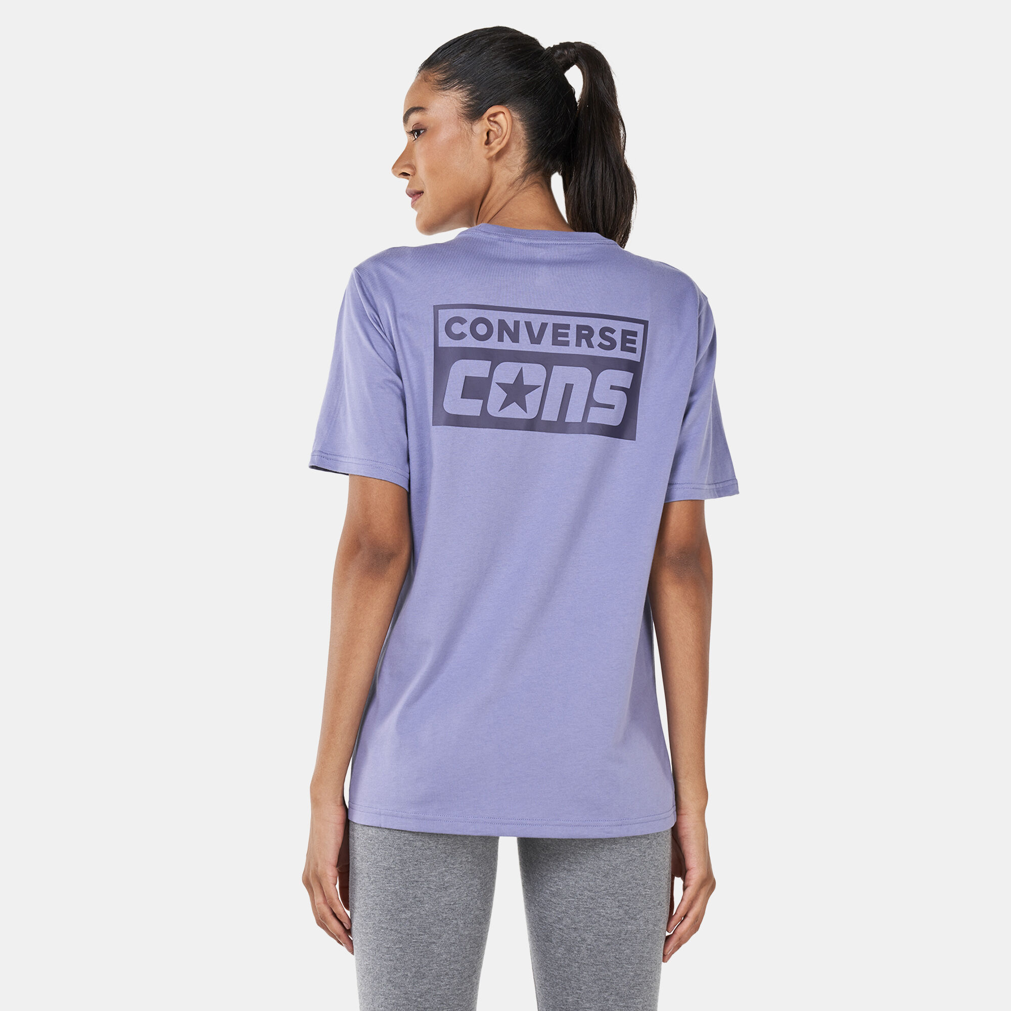 Men s CONS Graphic T Shirt Purple Converse in Kuwait SSS