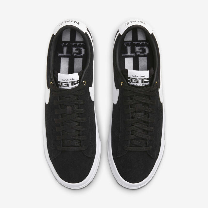 Nike SB Zoom Blazer Low Pro GT Skate Shoes Black image number 3