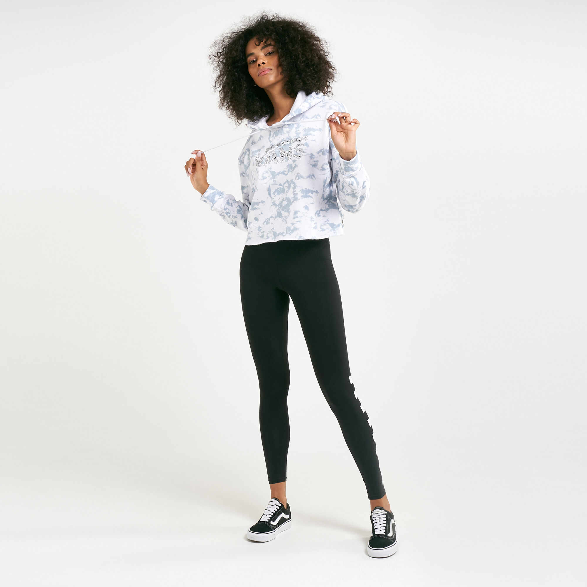 Vans cropped raw cut hoodie cheap