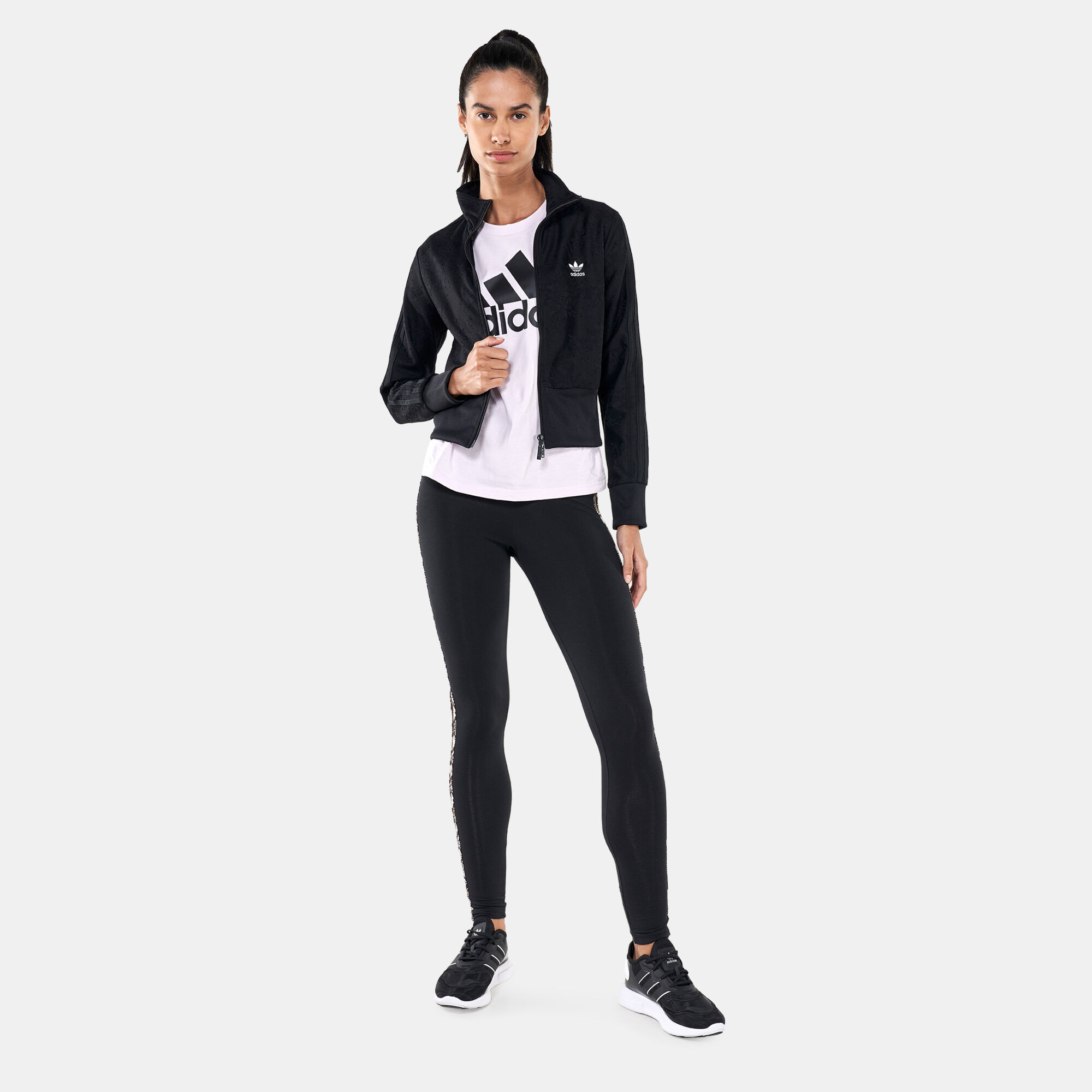 Lace adidas tracksuit sales