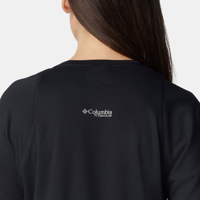 Columbia Women's Summit Valley Hiking T-Shirt Black image number 3