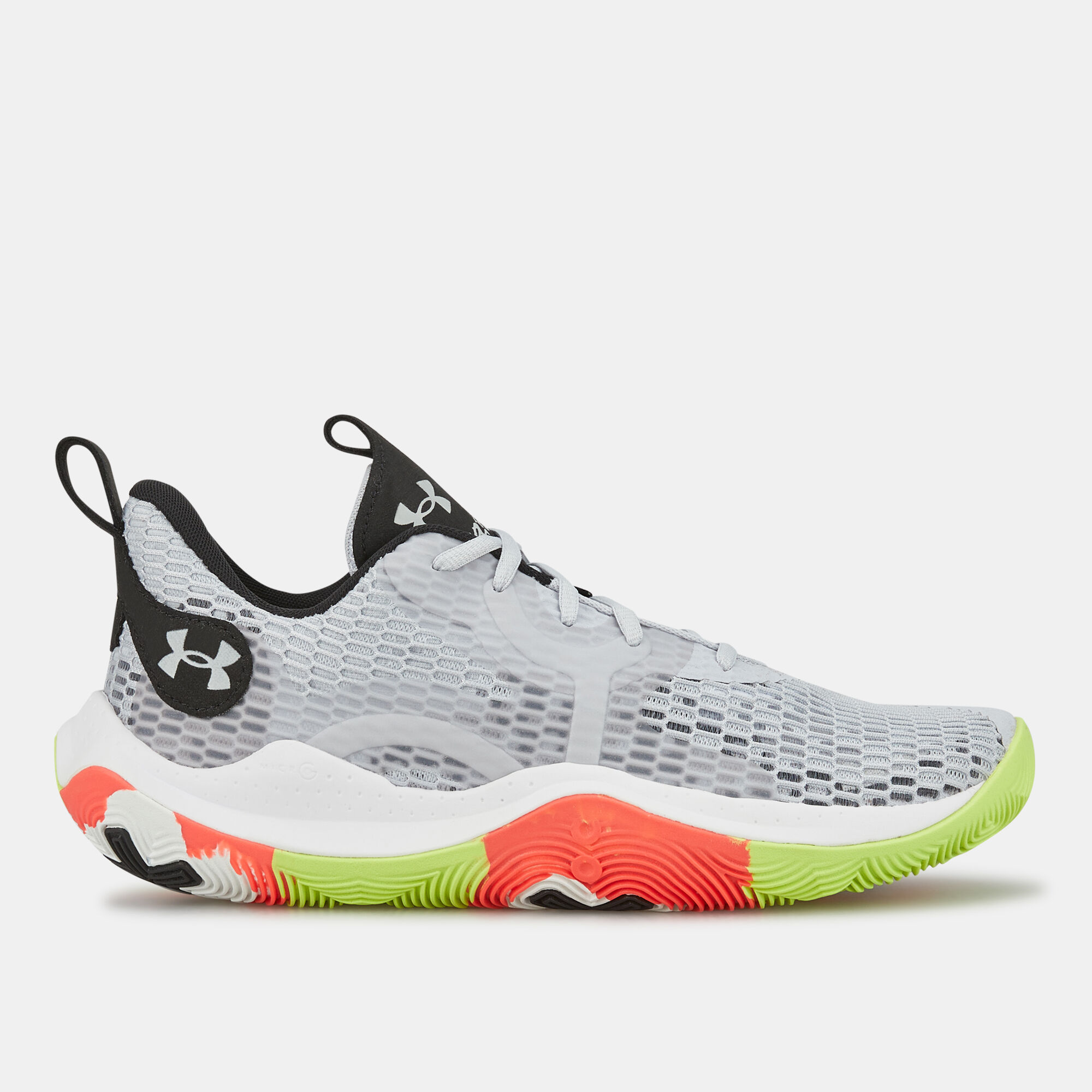 UA Spawn 3 Basketball Shoe Grey Under Armour in Kuwait SSS
