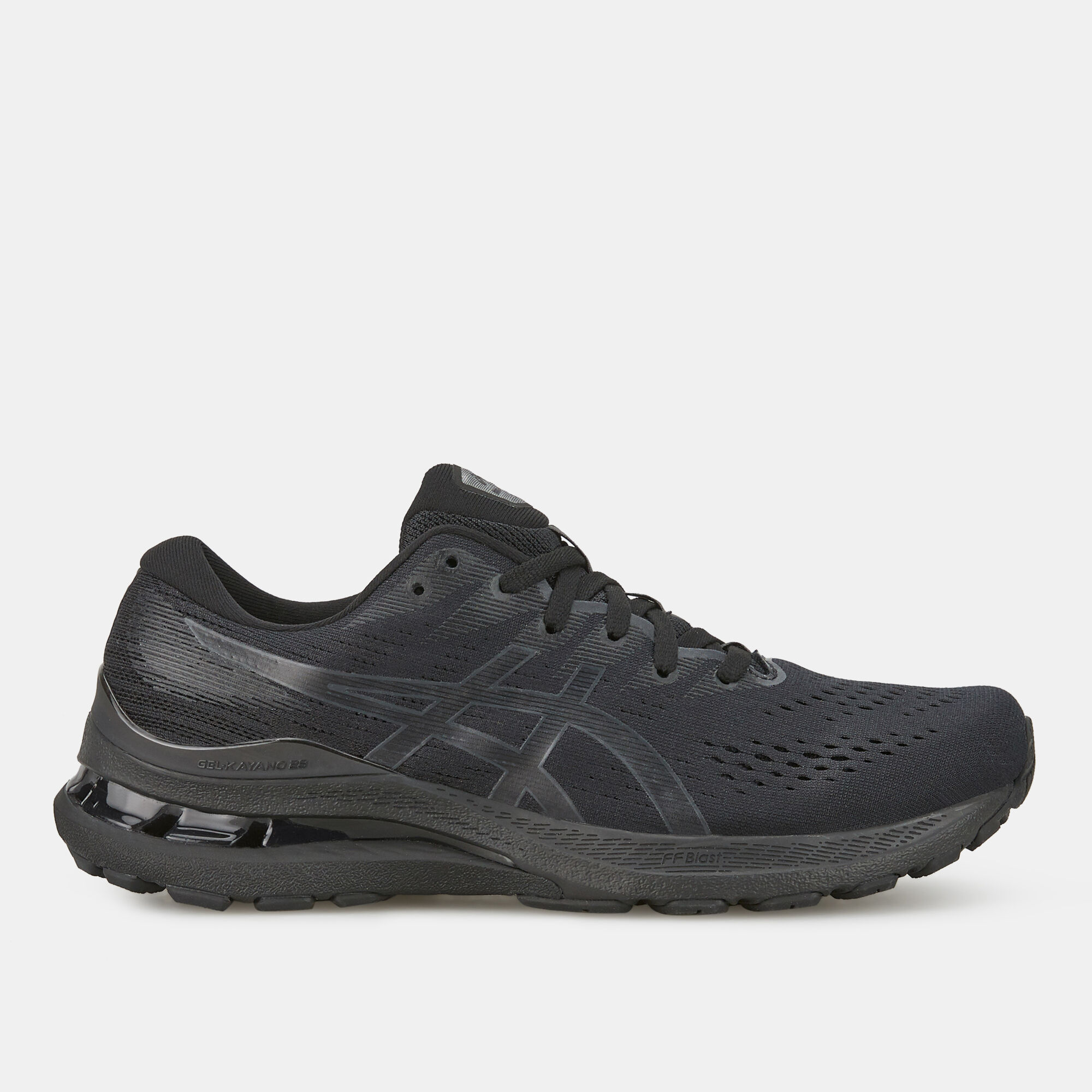 Solid black womens asics sales