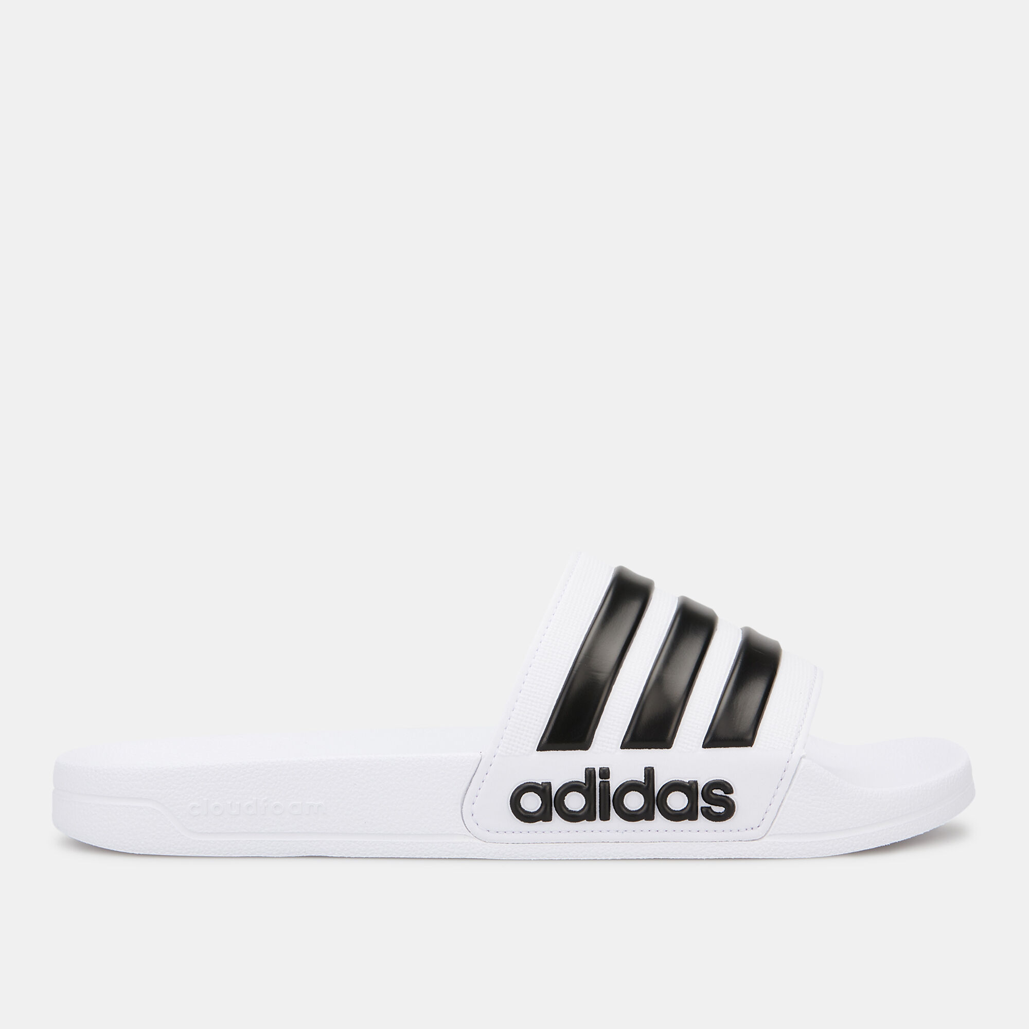 adidas Men s adilette Cloudfoam Slides White in Kuwait SSS