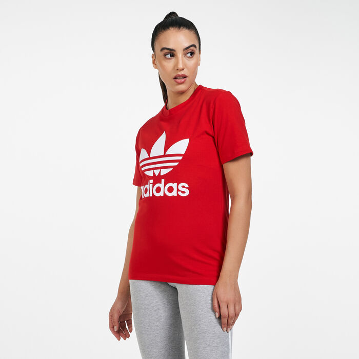 Buy adidas Women's Adicolor Classics Trefoil T-Shirt in Kuwait | SSS