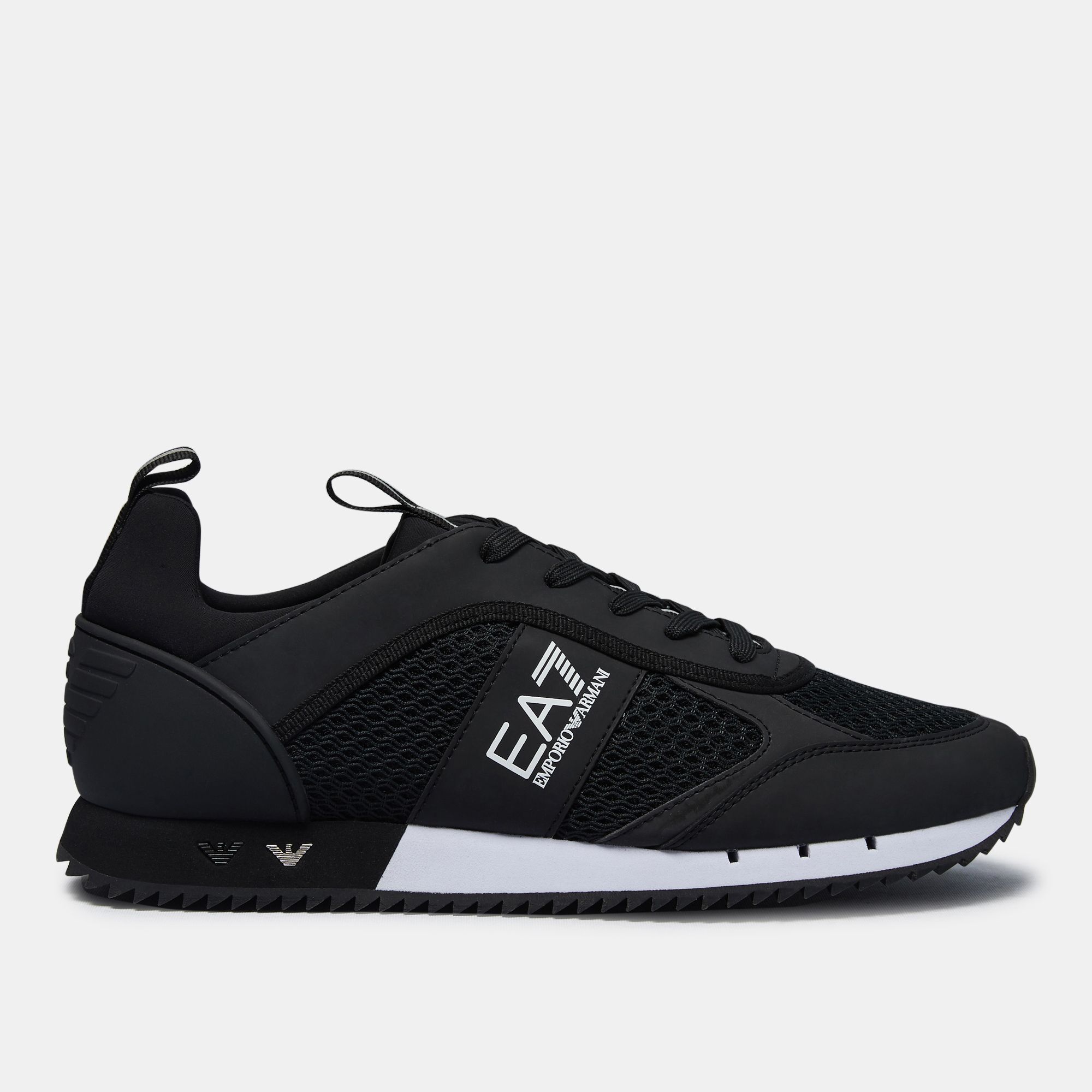Mens white armani trainers shop