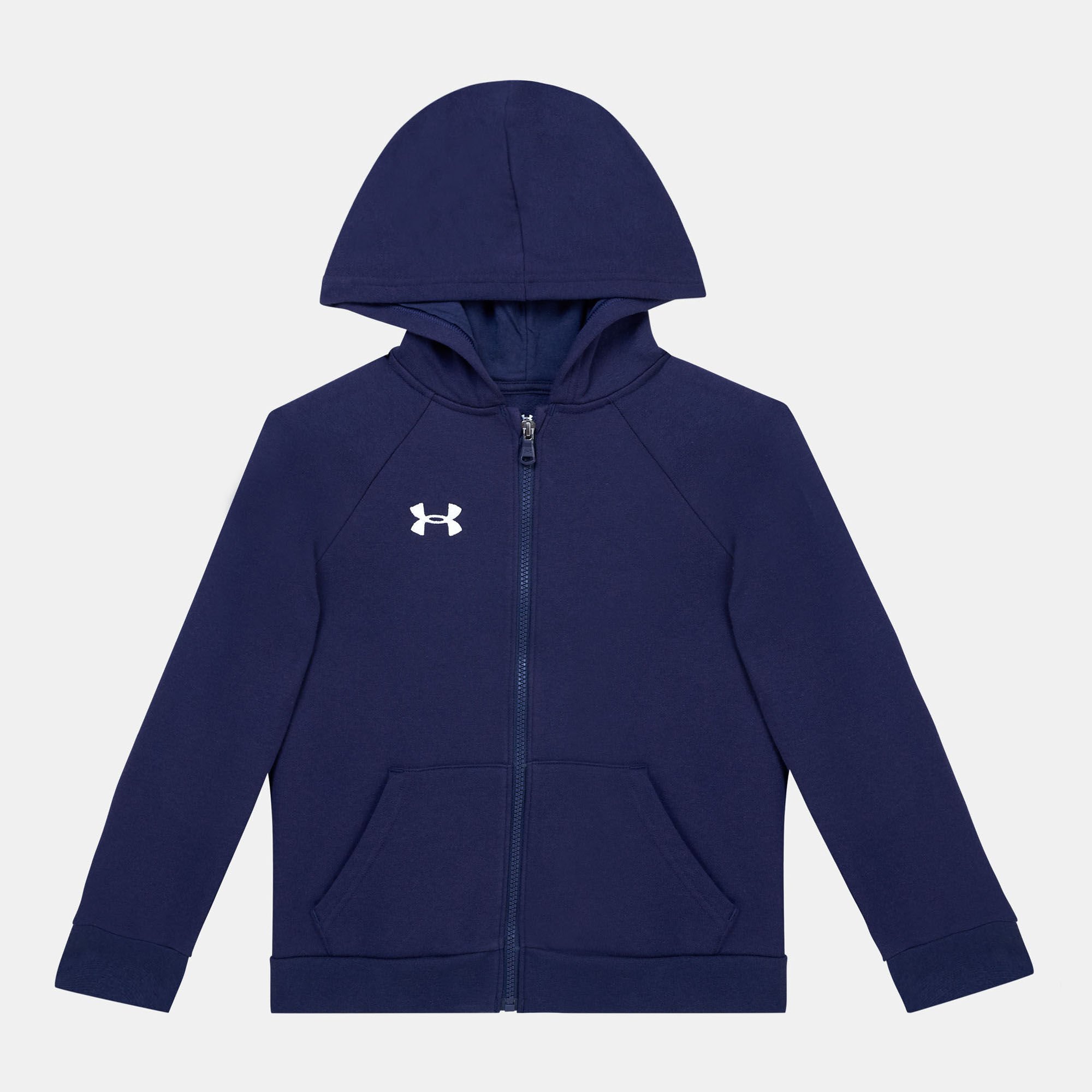 Kids UA Rival Fleece Full Zip Hoodie Older Kids Blue Under Armour in Kuwait SSS