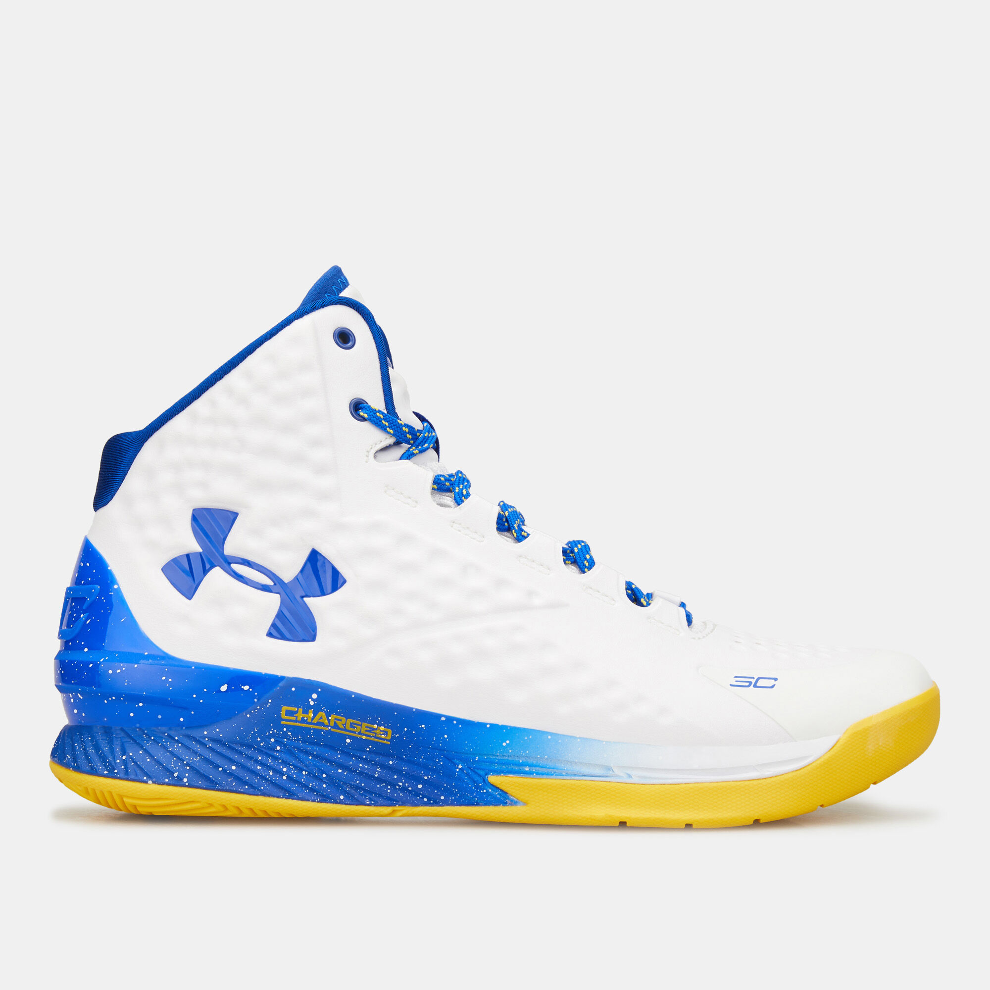 Curry 1 Retro Dub Nation Basketball Shoes White Under Armour in Kuwait SSS