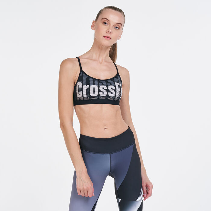 Buy Reebok Women's CrossFit® Skinny Sports Bra Black in Kuwait -SSS
