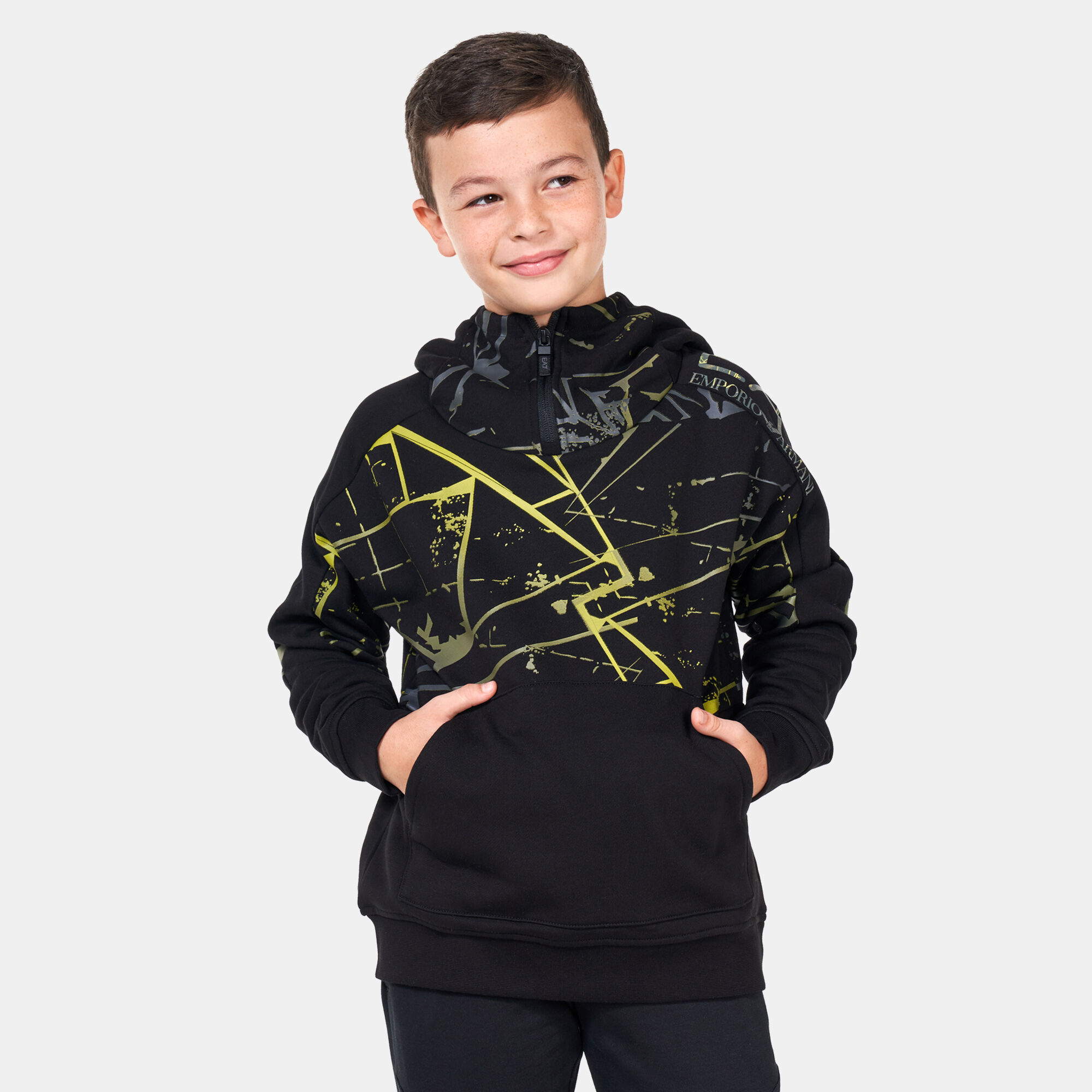 Boys armani hoodie shop