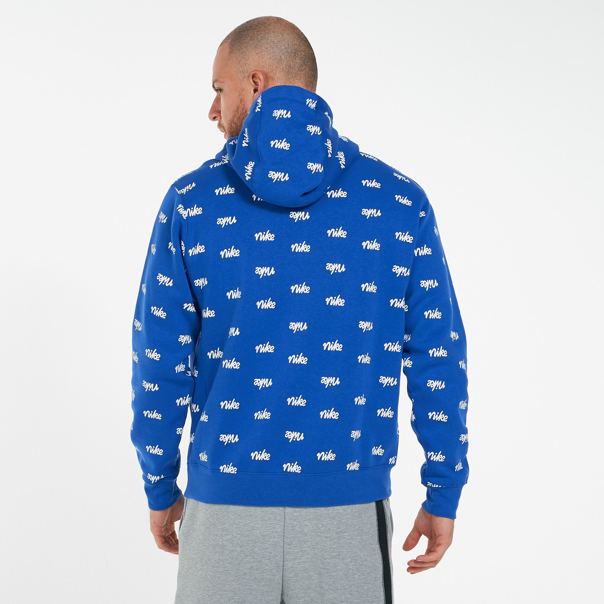 Royal blue nike hoodie hotsell