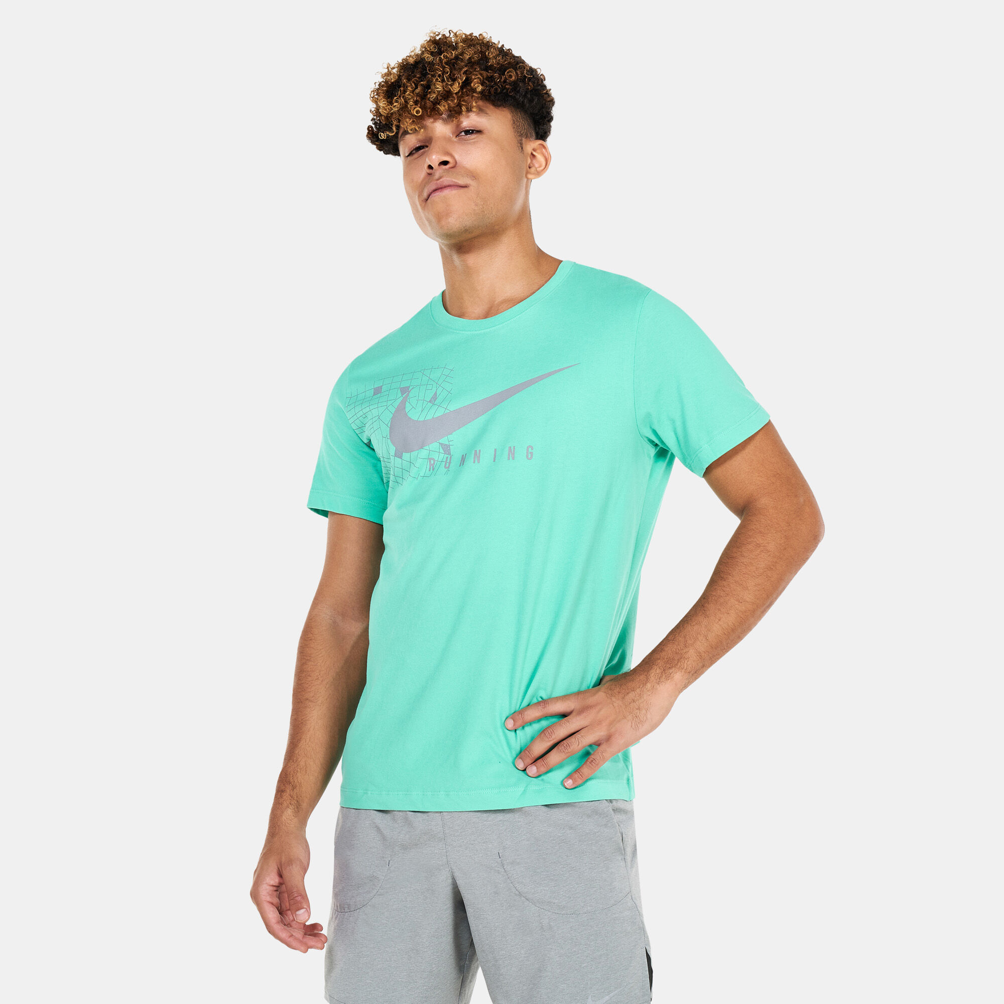 Buy Nike Men s Dri FIT Run Division T Shirt Green in Kuwait SSS