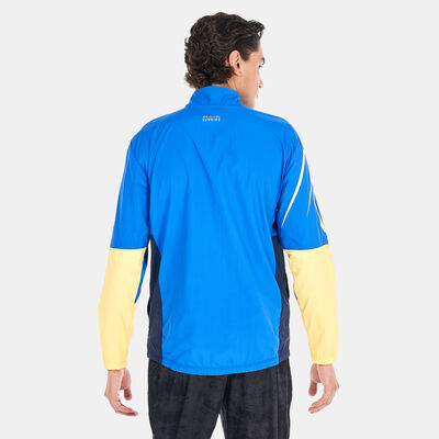 New Balance Men's Graphic Impact Jacket Blue