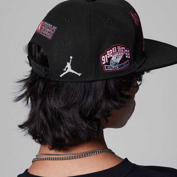 Jordan Kids' Patch Cap Hat Black image number 2