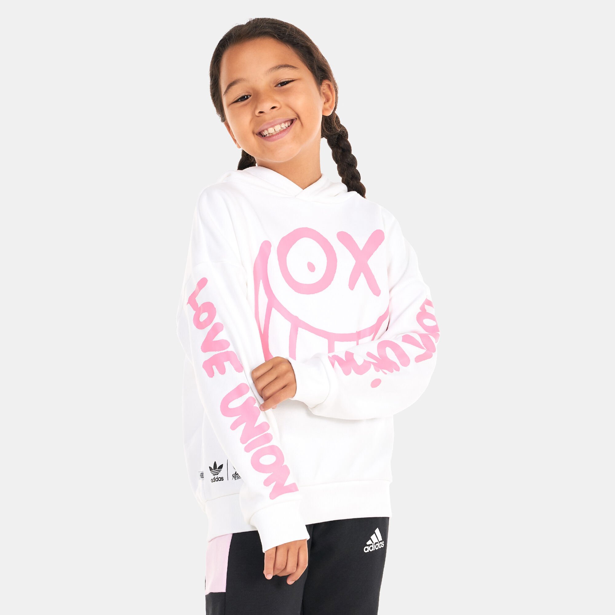 Kids X Andre Saraiva Hoodie White adidas Originals in Kuwait SSS