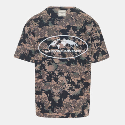 The Giving Movement Men's Map Print T-Shirt Multi