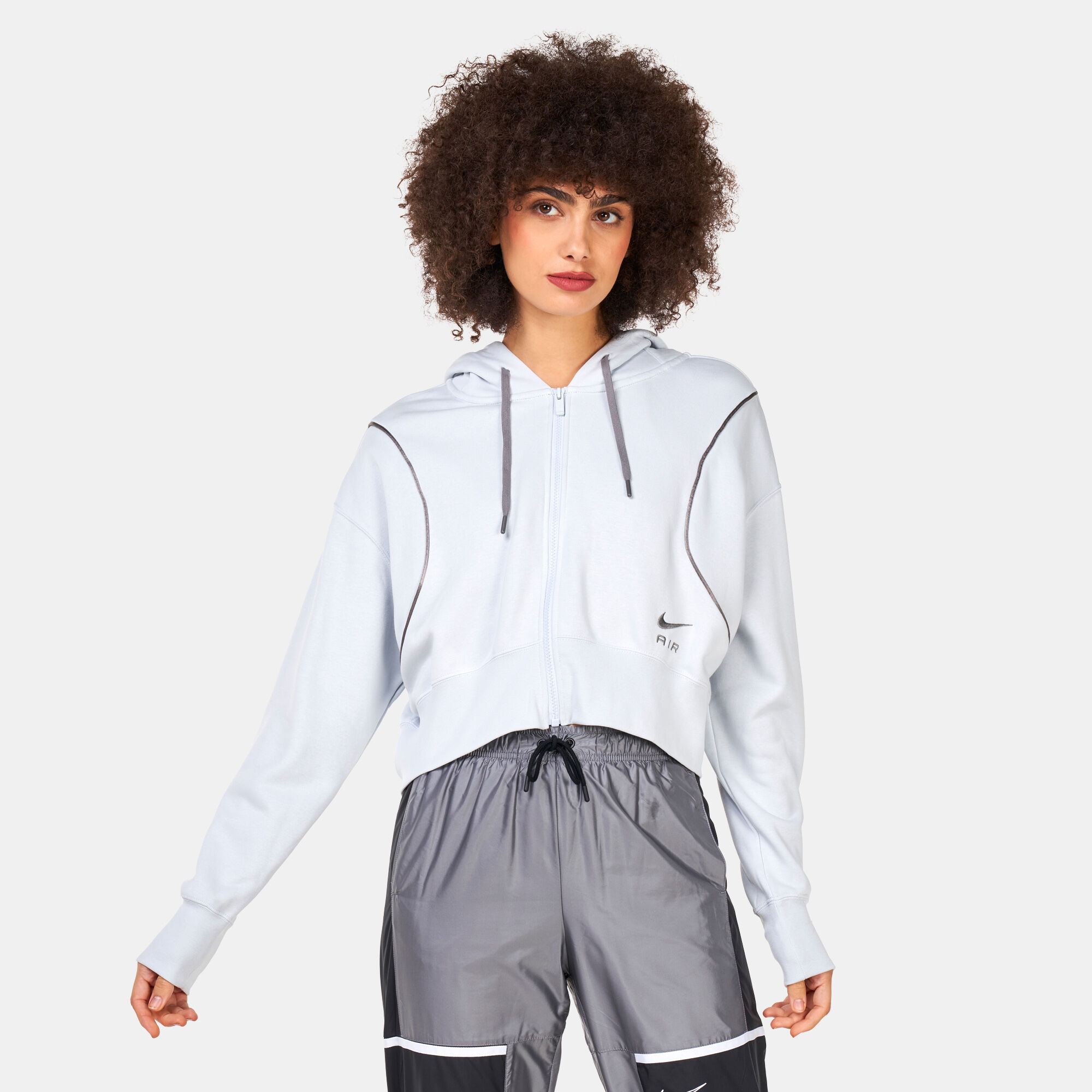 Nike women's therma cropped pullover hoodi online