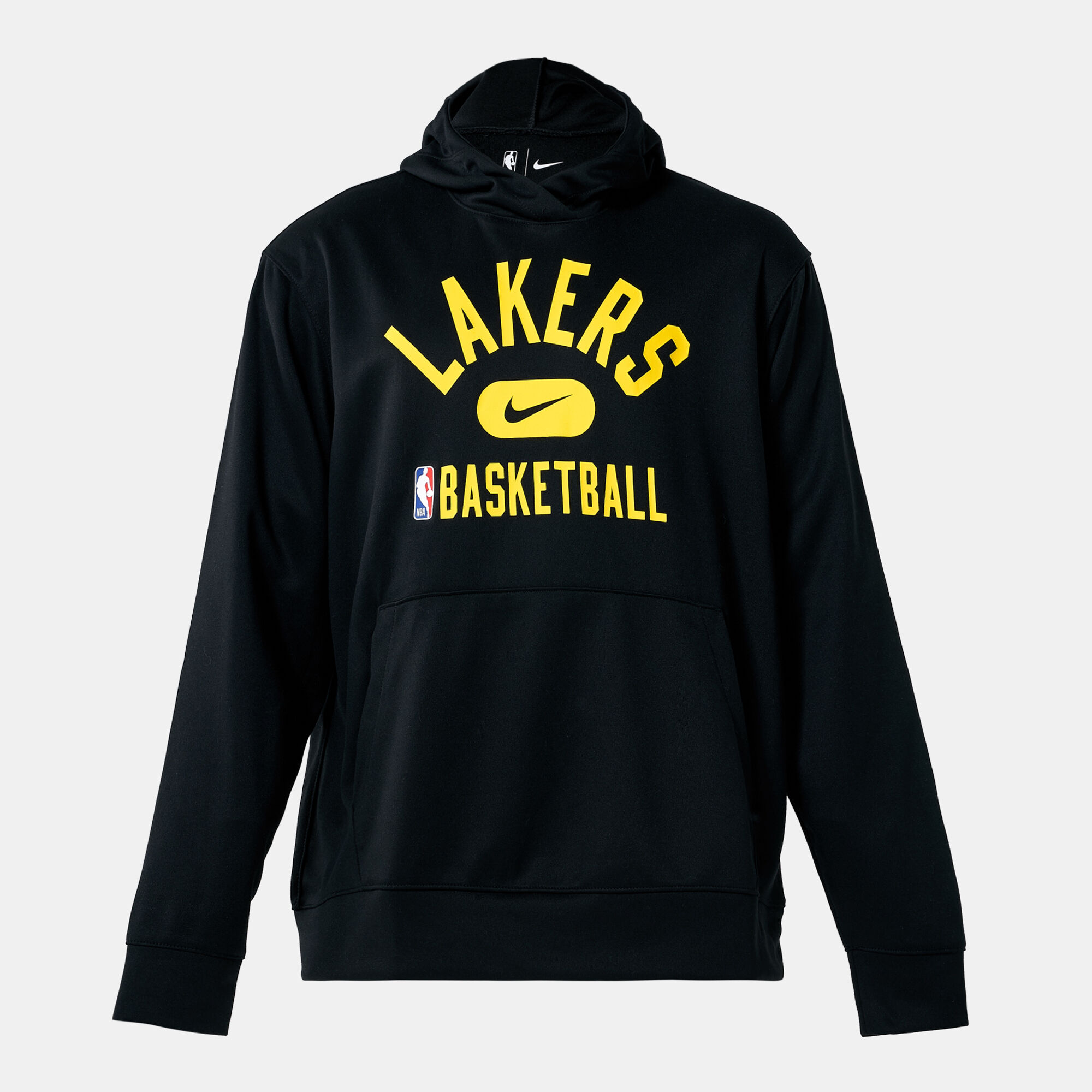 Los Angeles Lakers Spotlight Men's Nike Dri-FIT NBA Pullover Hoodie.