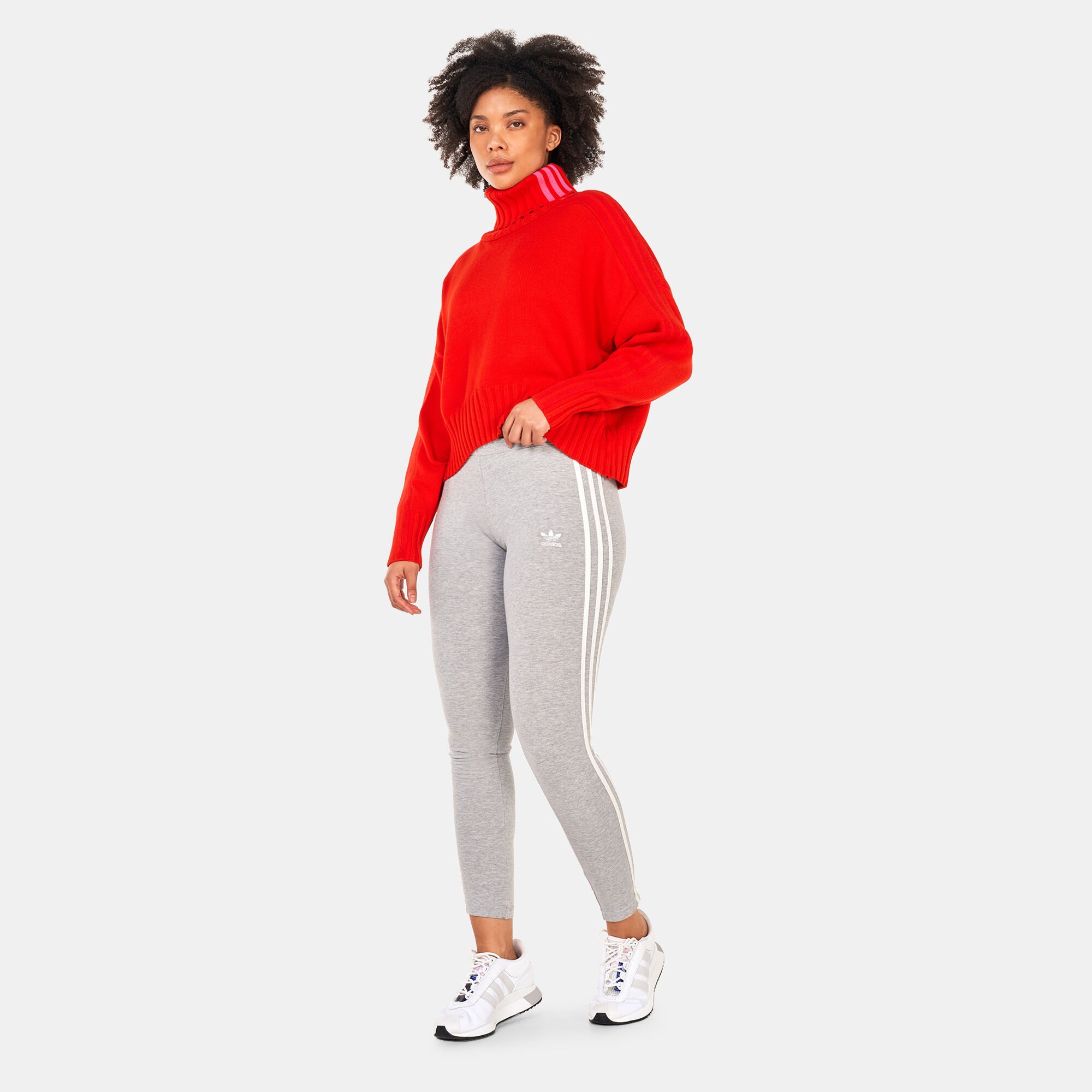 Adidas cropped turtleneck clearance