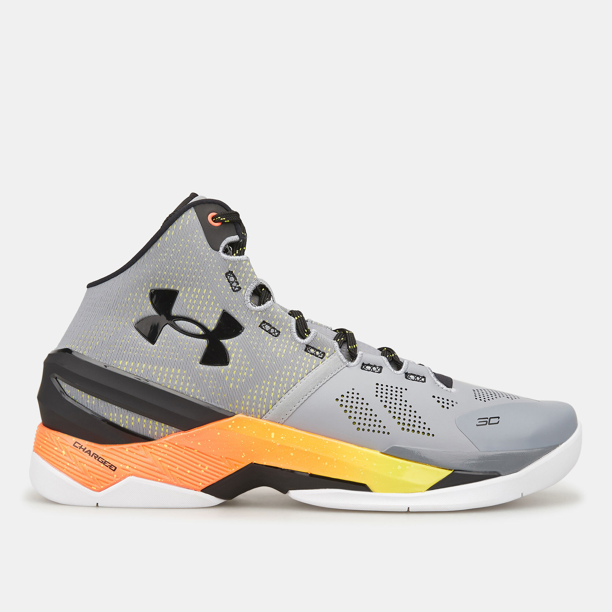 Curry 2 Basketball Shoes Grey Under Armour in Kuwait SSS