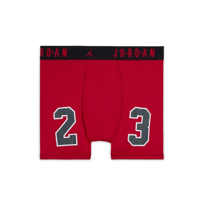 Jordan Kids' Flight Mesh Jersey Boxer Briefs (2-Pack) Red image number 2