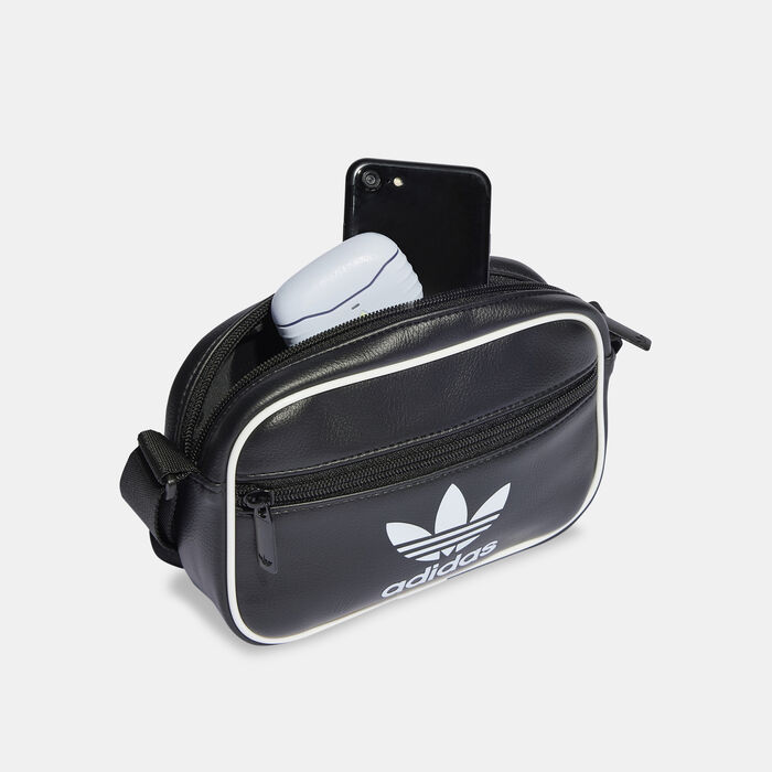 adidas Originals Men's Adicolor Classic Mini Crossbody Bag Black image number 3