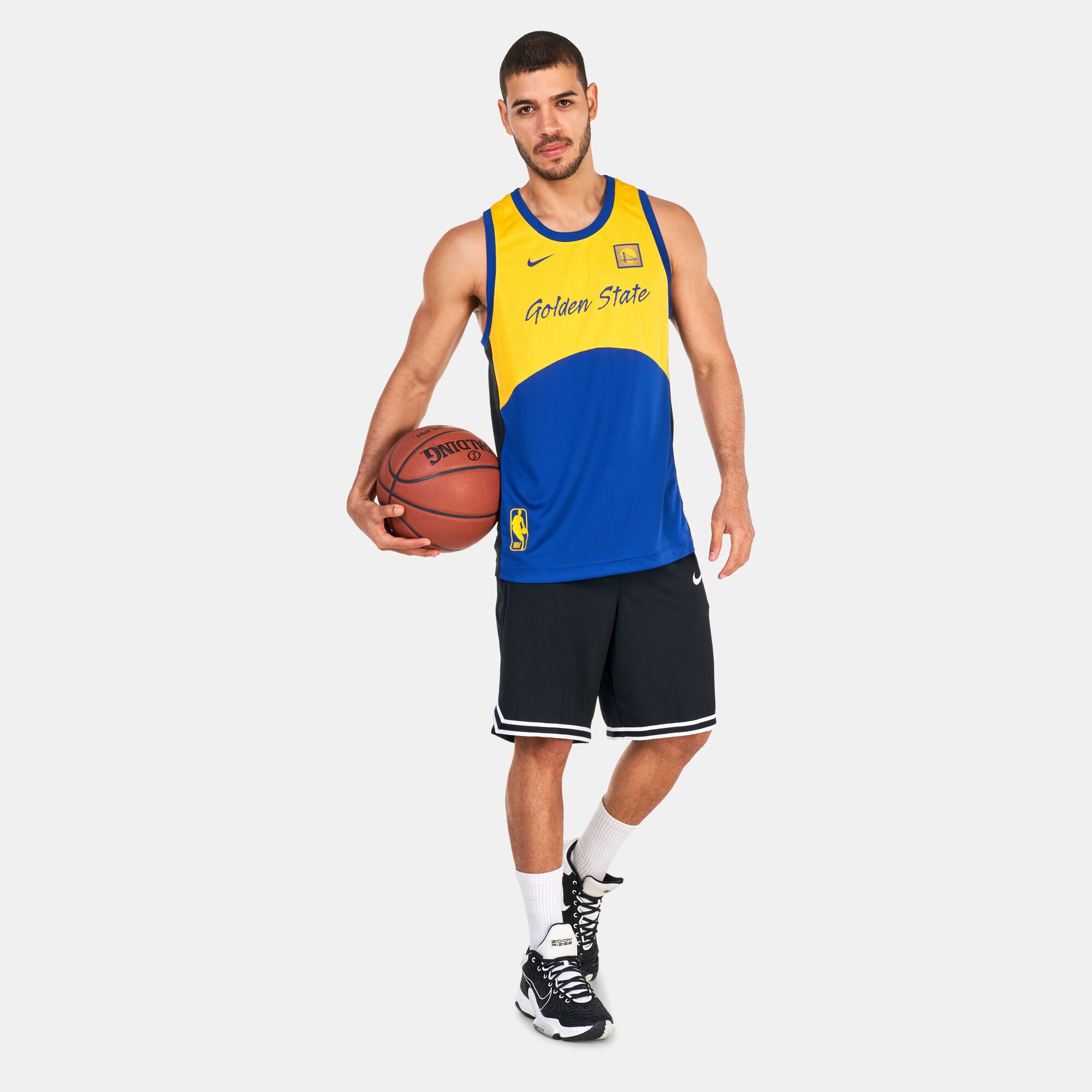 Men s NBA Golden State Warriors Starting 5 Dri FIT Basketball Jersey Yellow Nike in Kuwait SSS