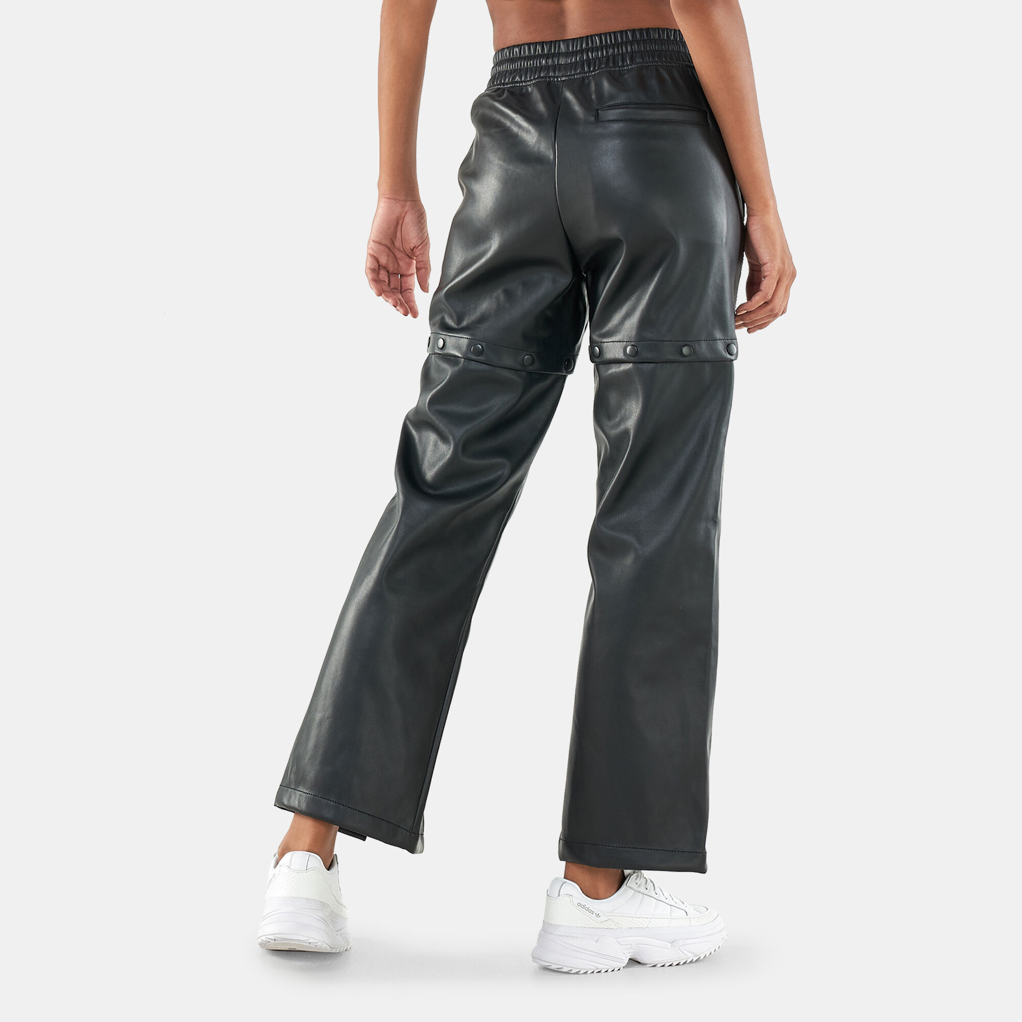 Women s Always Original Faux Leather Track Pants Black adidas Originals in Kuwait SSS