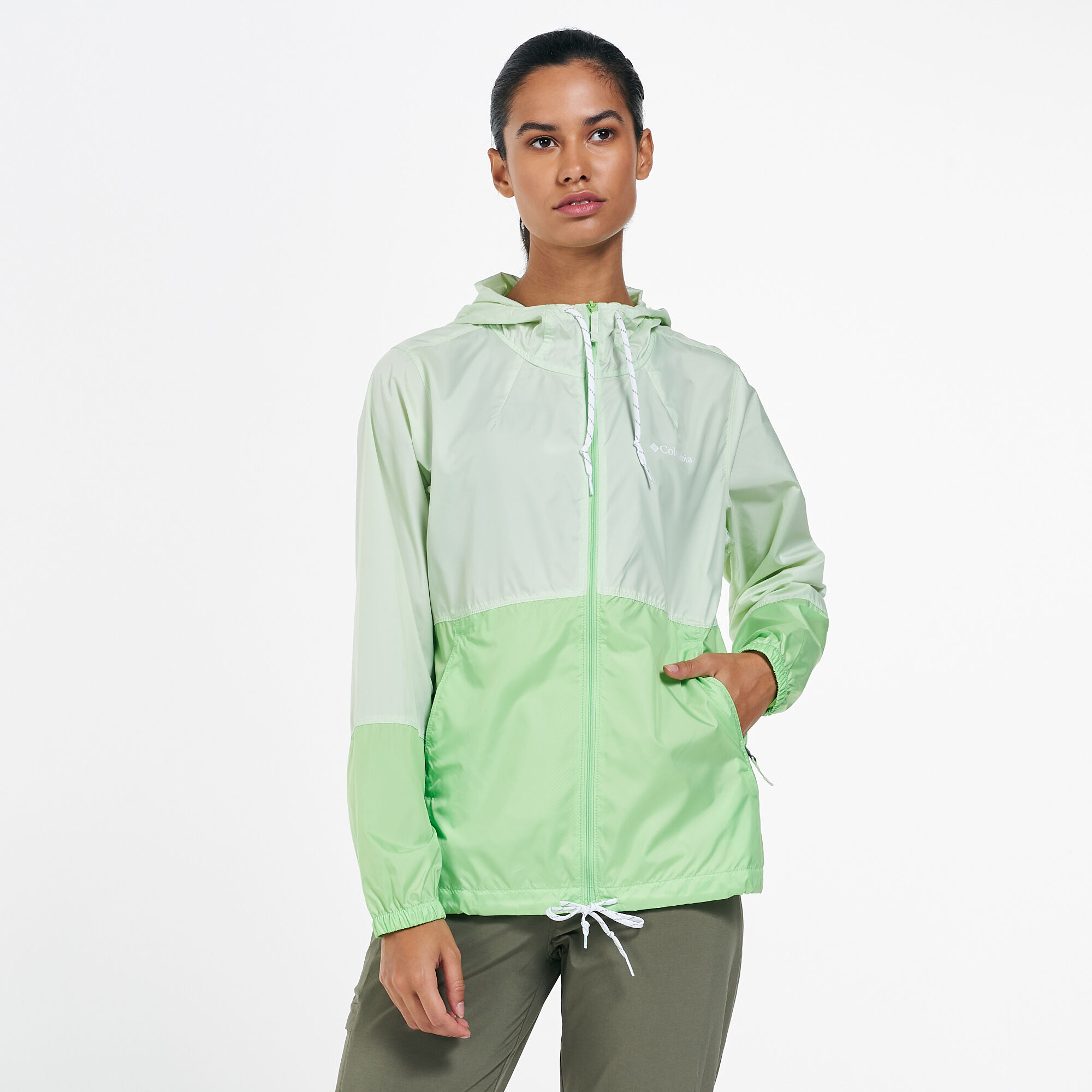 Buy Columbia Women s Flash Forward Windbreaker Jacket Green in