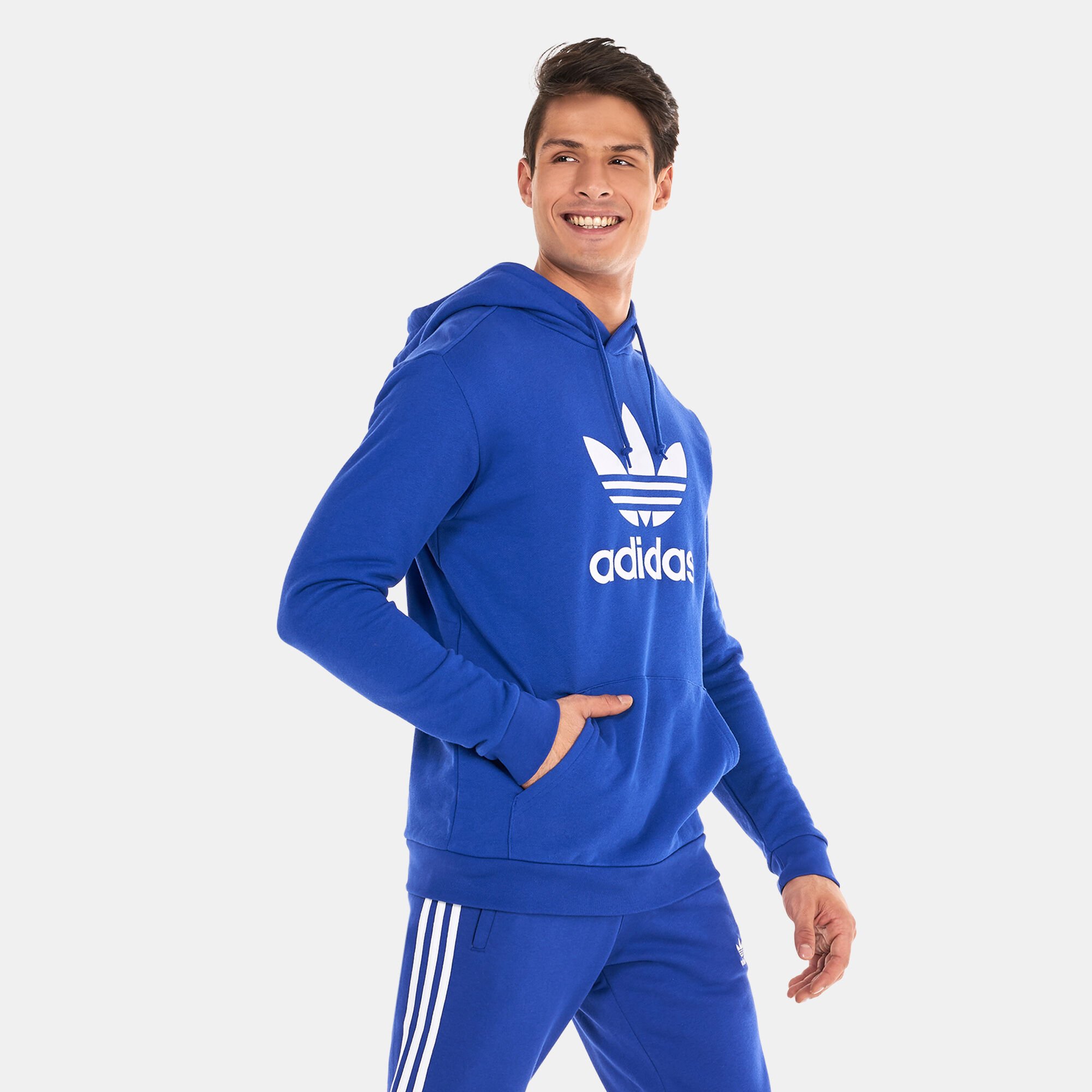Adidas originals hoodie blue shop