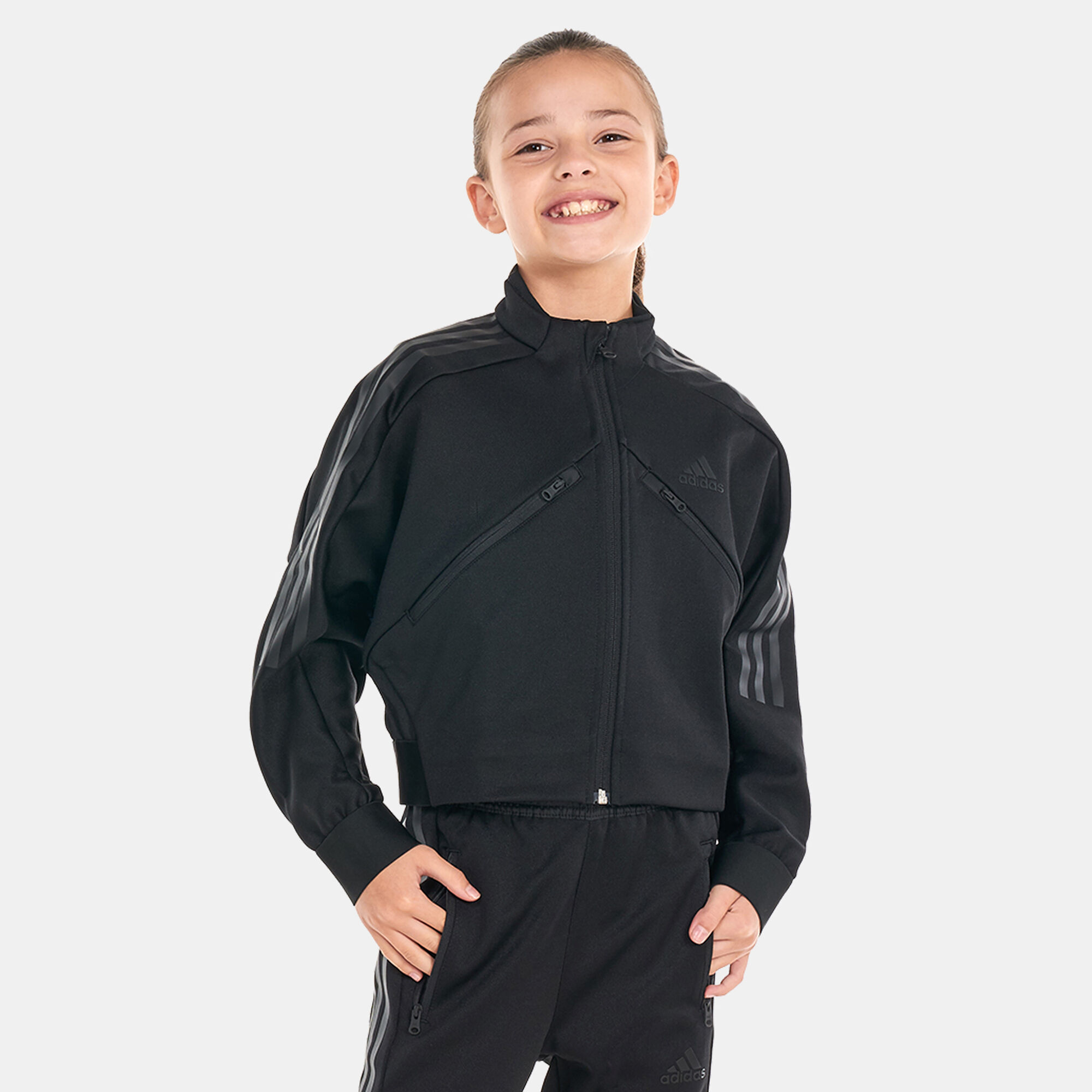 Kids Tiro Suit Up Track Jacket Black adidas in Kuwait SSS
