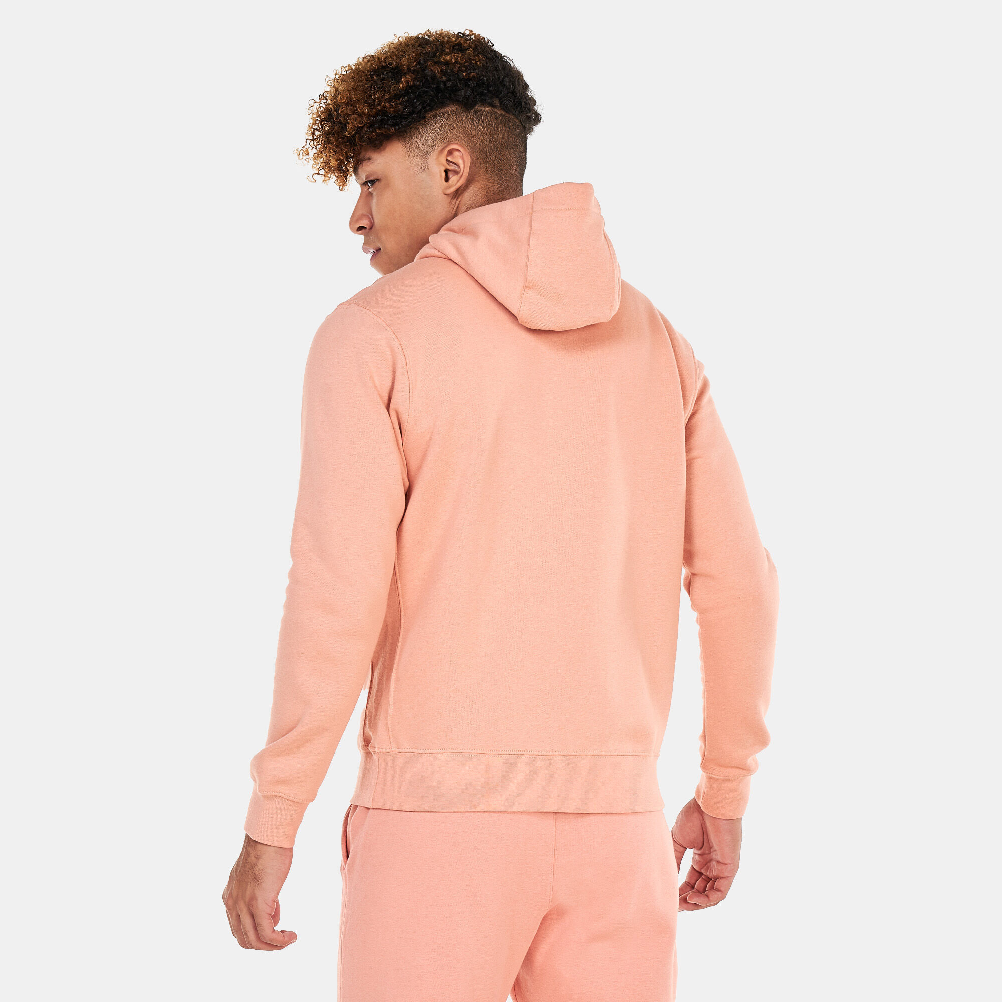 Men s Sportswear Club Full Zip Fleece Hoodie Pink Nike in Kuwait SSS