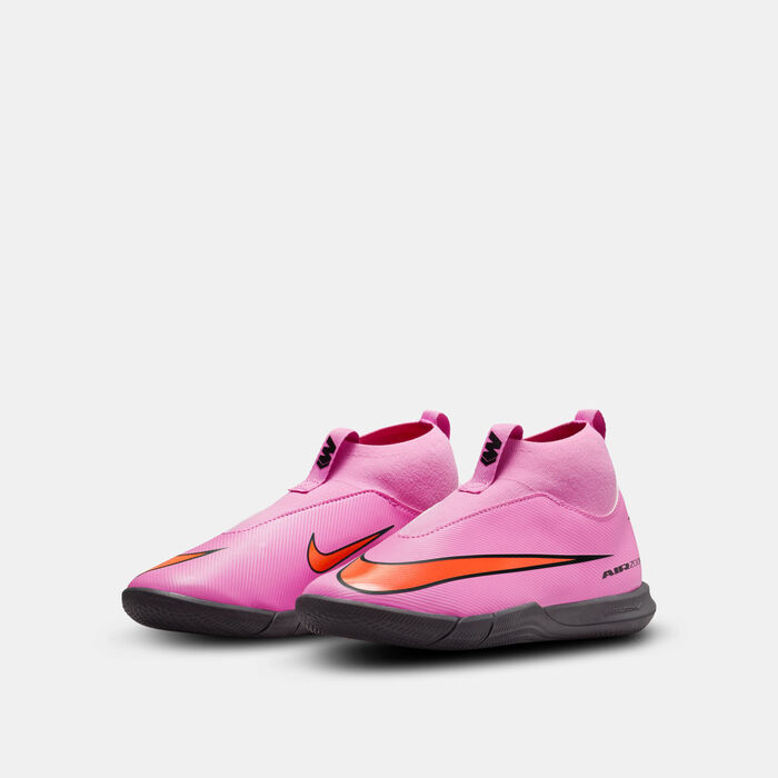Nike Kids' Mercurial Superfly 10 Academy Indoor Court Football Shoes Pink image number 1