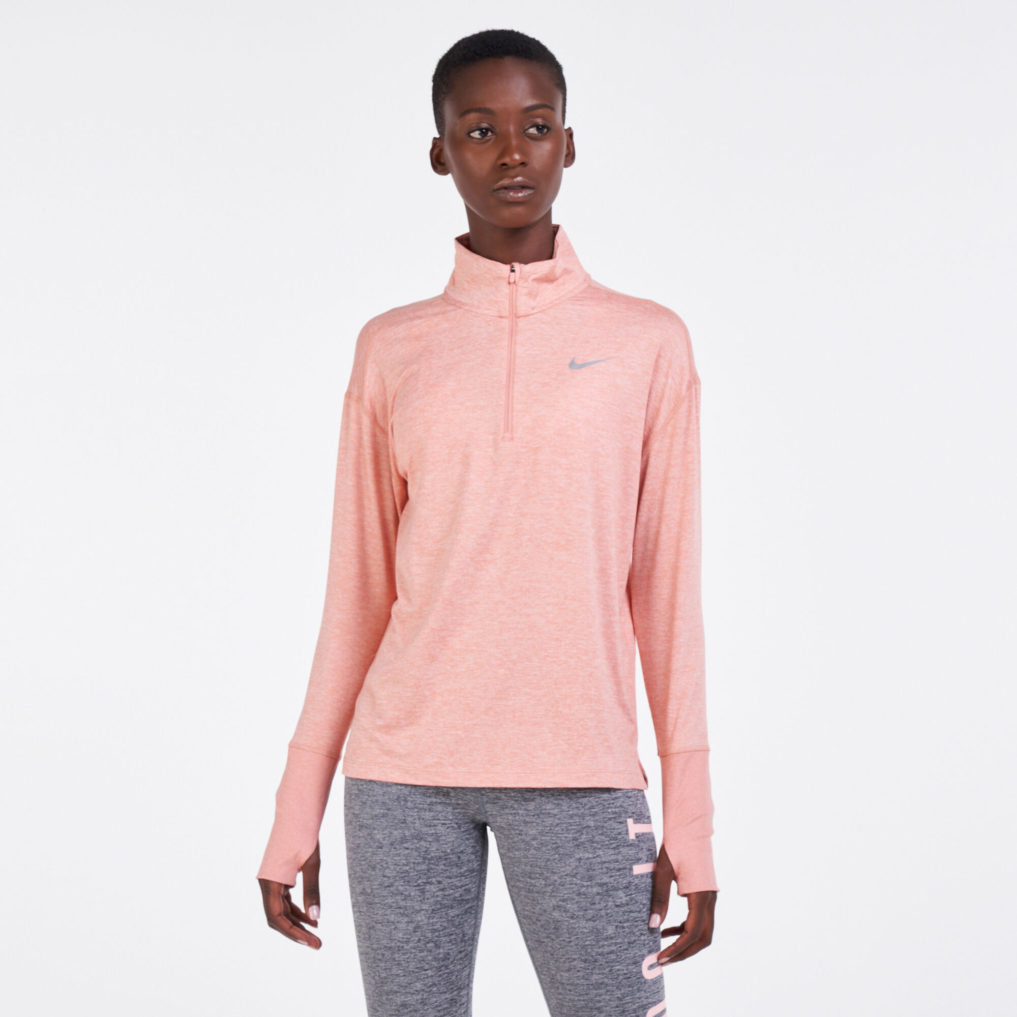 Half zip on sale women's running top