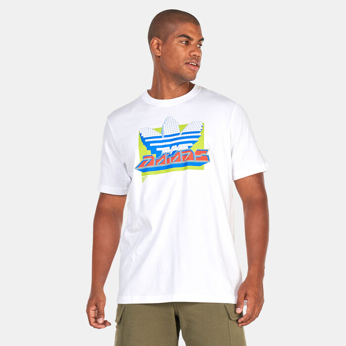 adidas Originals Men's Graphic Metaverse T-Shirt White image number 0